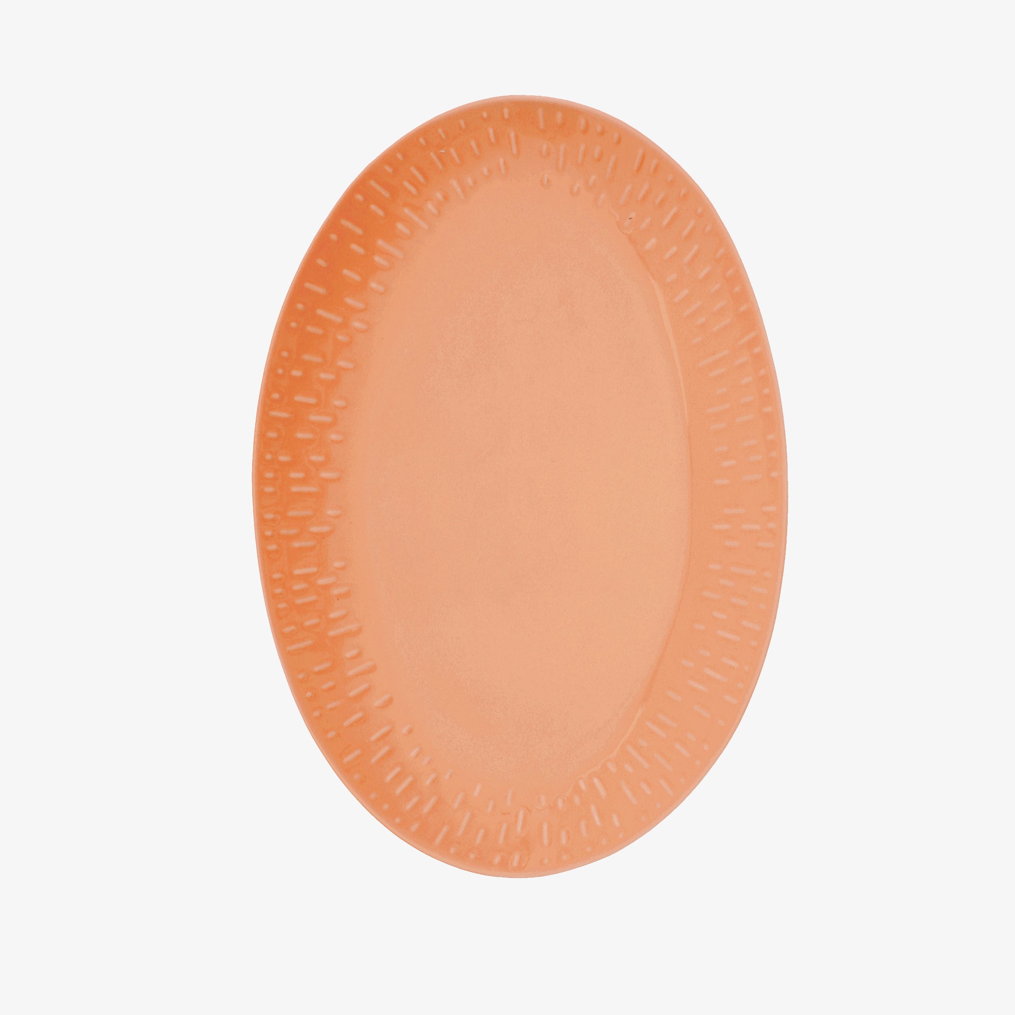 Confetti oval dish | Apricot