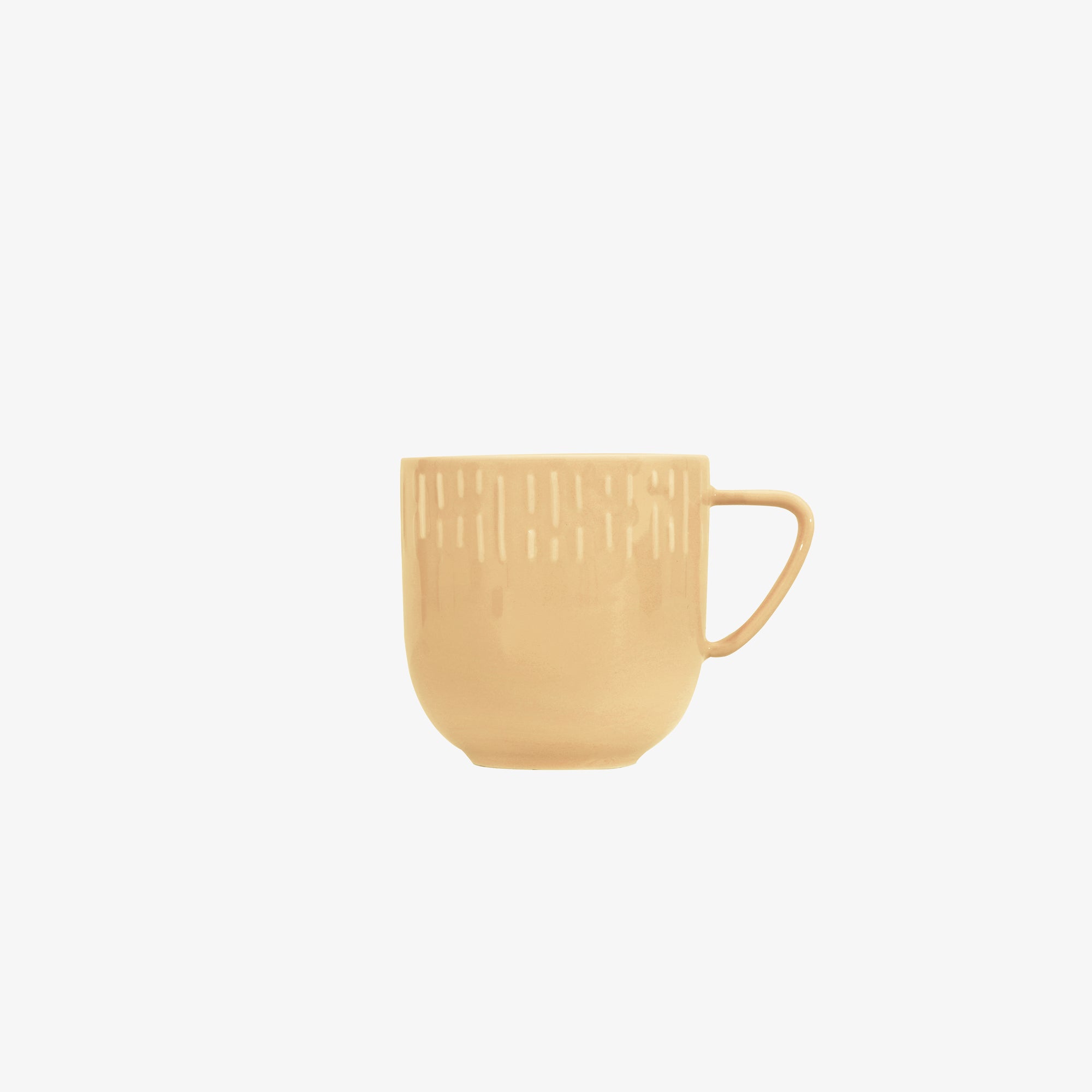 Confetti mug with handle | Mustard