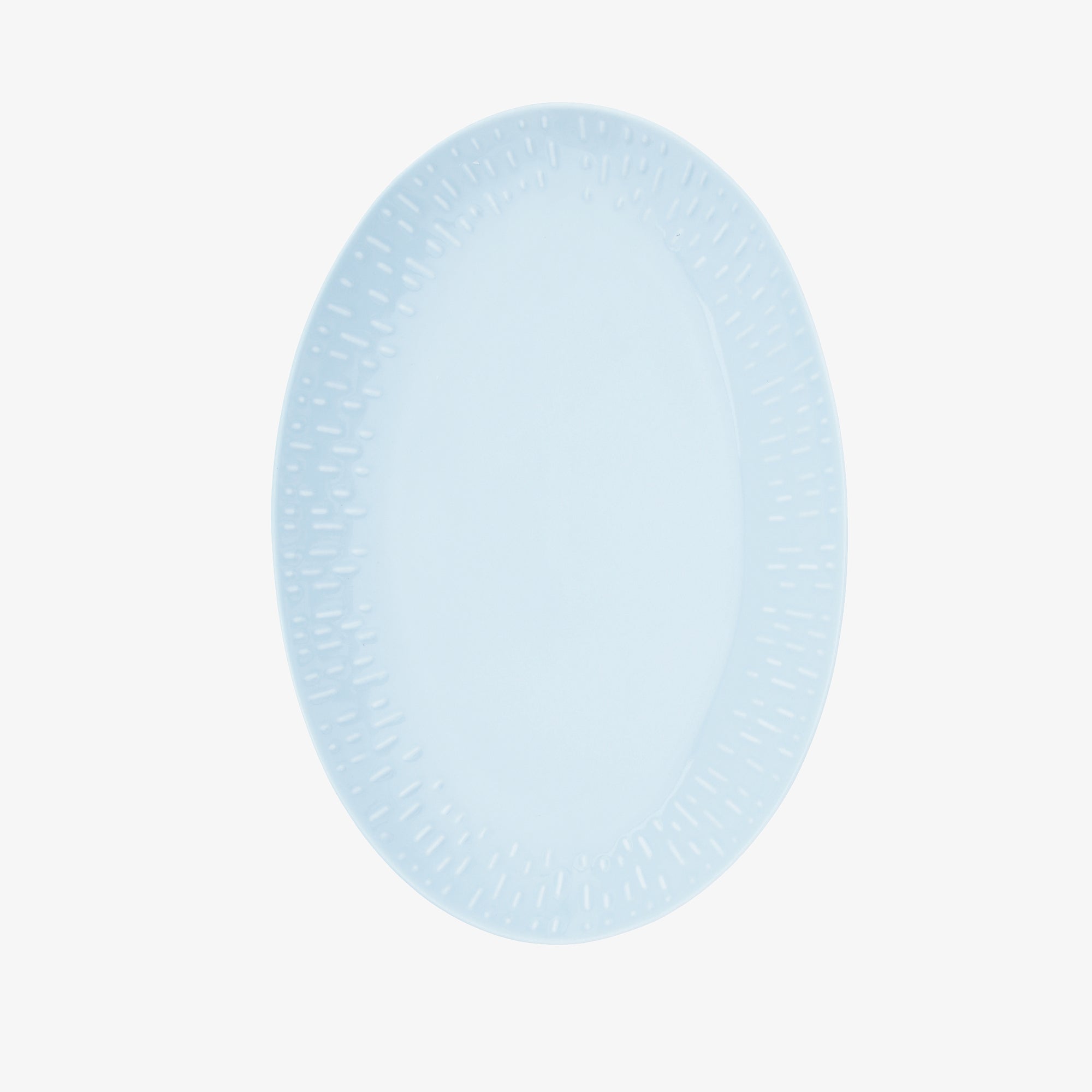 Confetti oval dish | Aqua