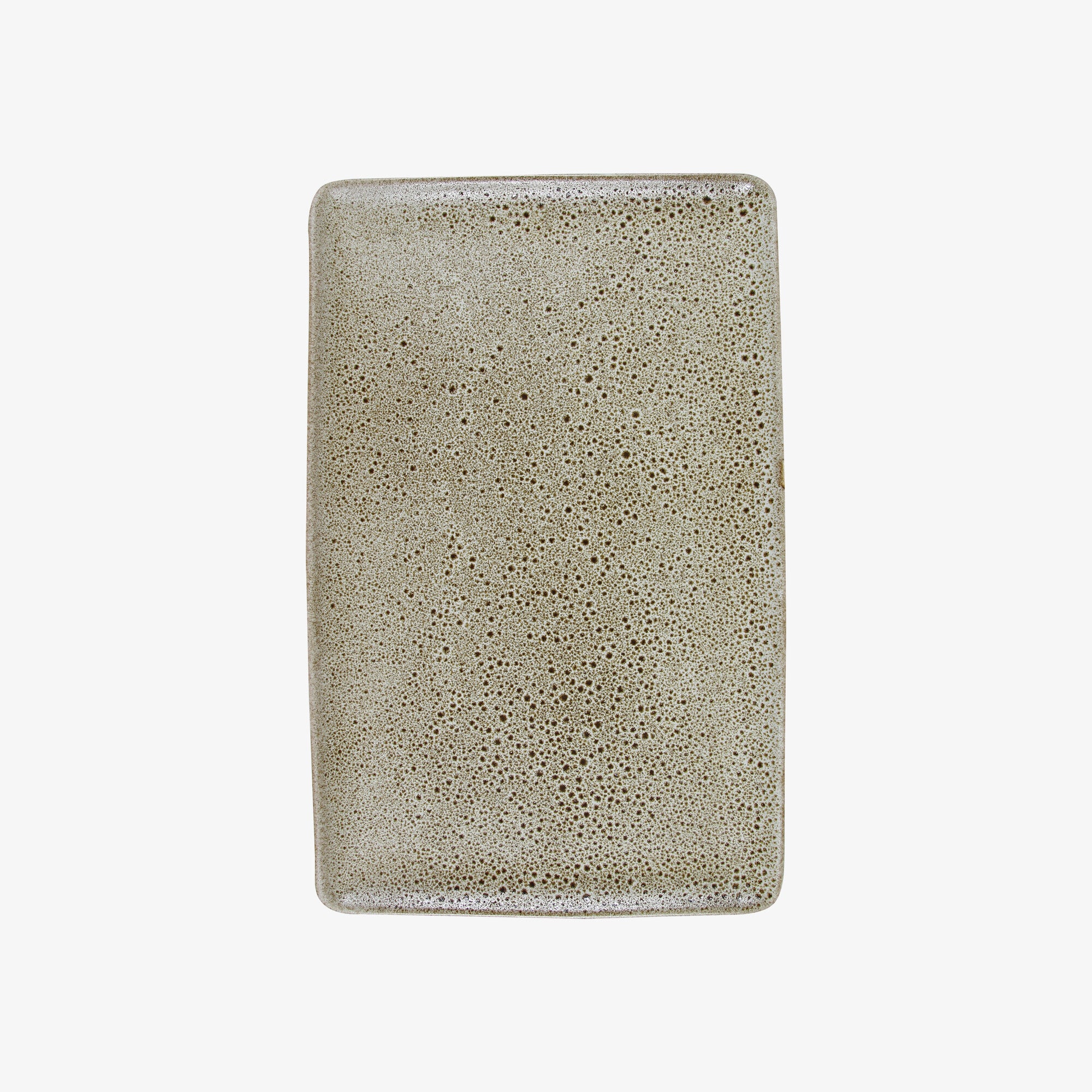 RAW rectangular dinner plate | Sandy Beige
