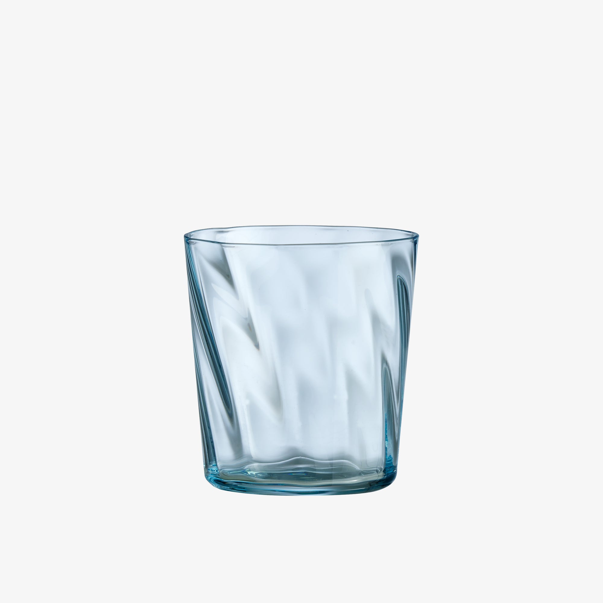 RAW Unique Optic water glass | Light blue