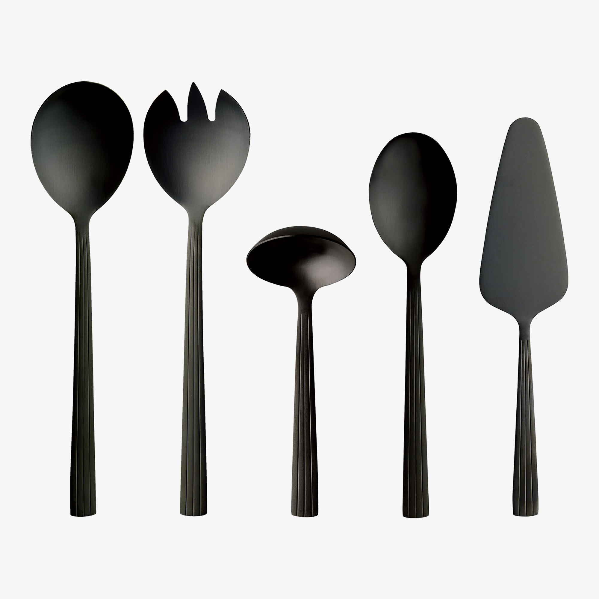 RAW serving set 5 pcs | Matte Black