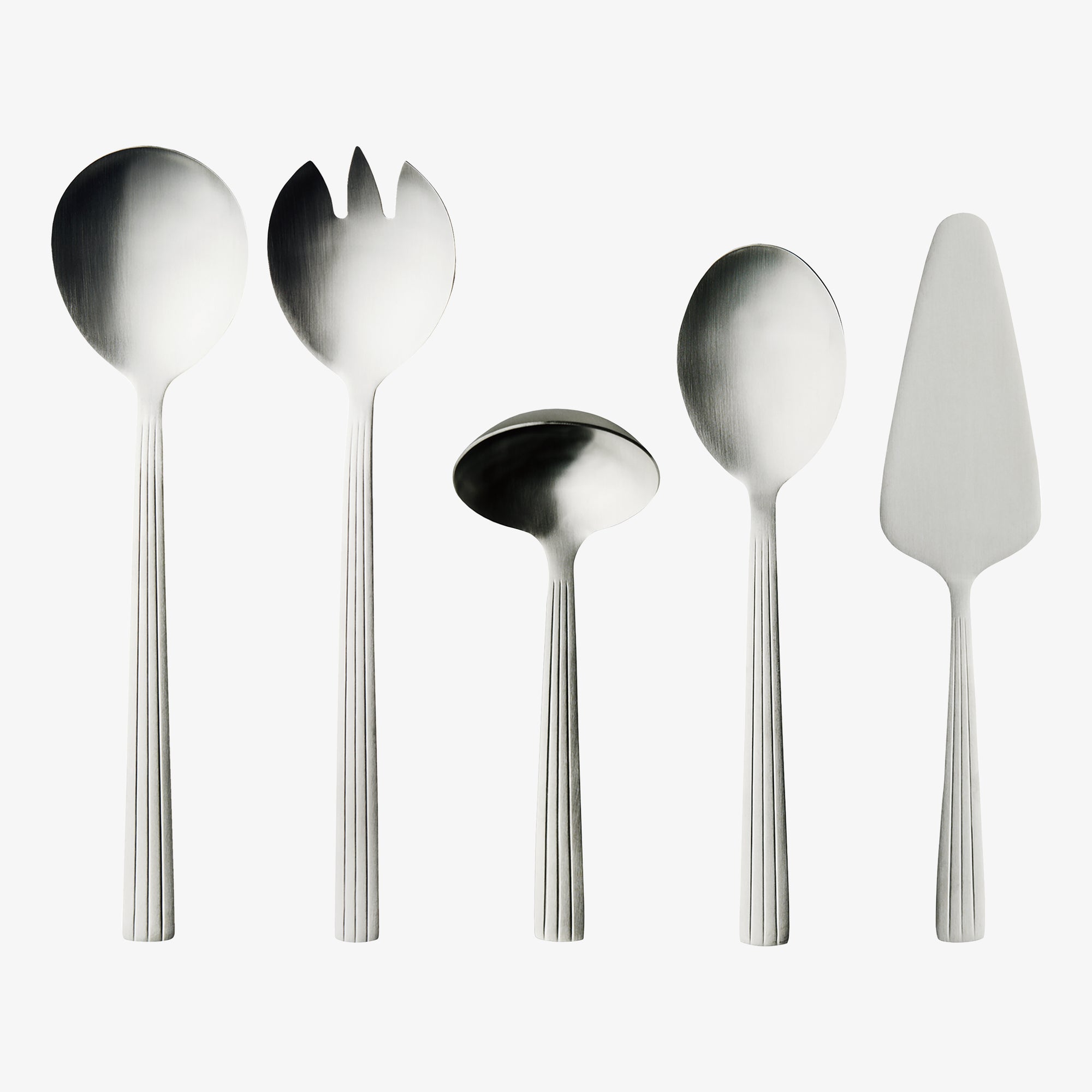 RAW serving set 5 pcs | Matte Steel