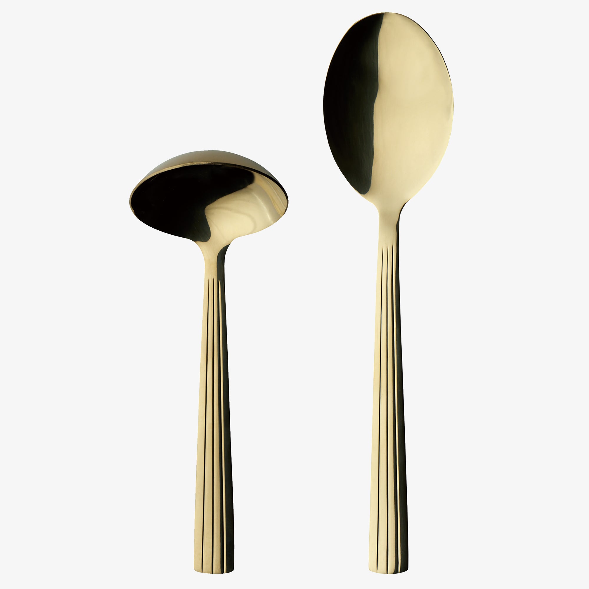 RAW sauce and potato spoon 2 pcs | Champagne Gold
