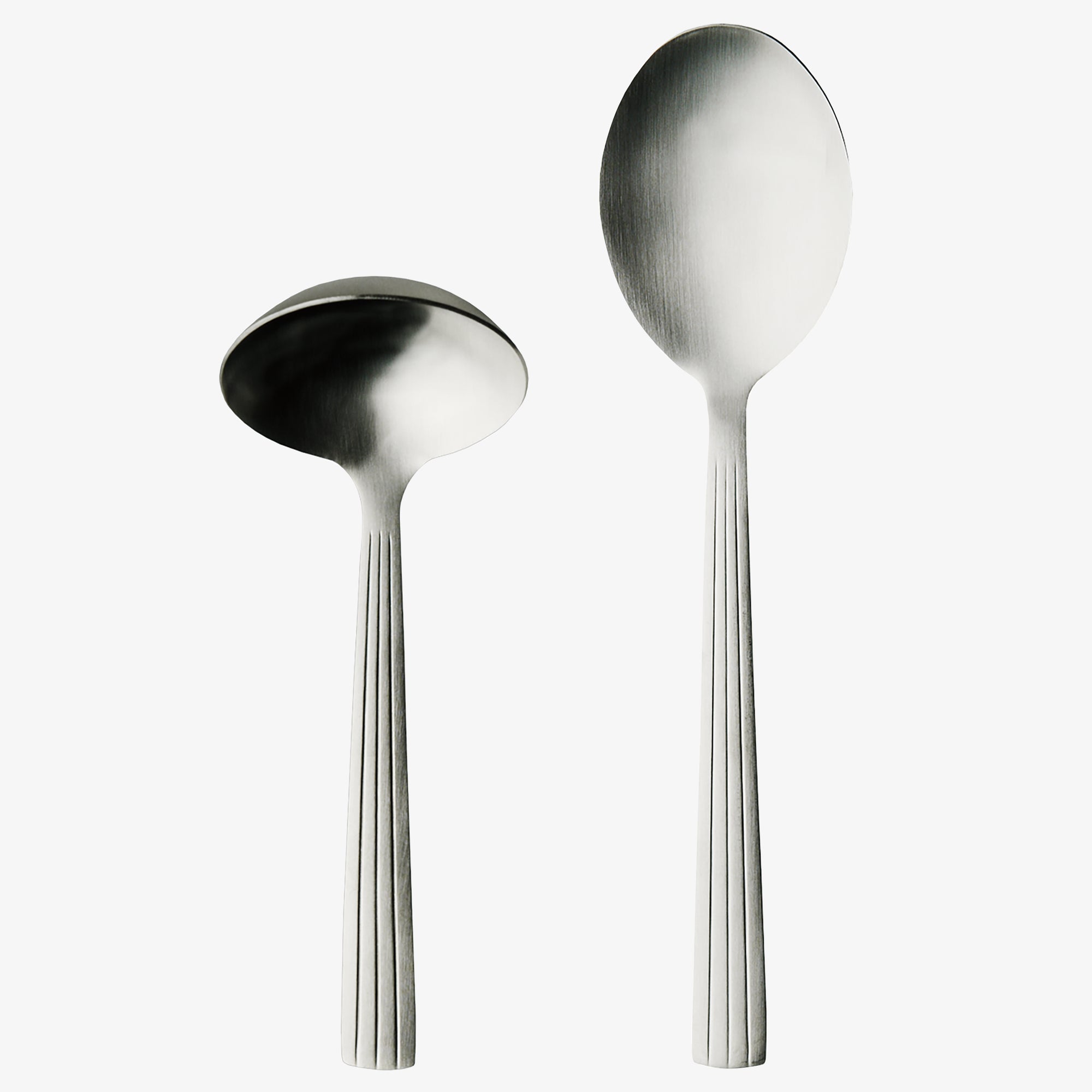 RAW sauce and potato spoon 2 pcs | Matte Steel