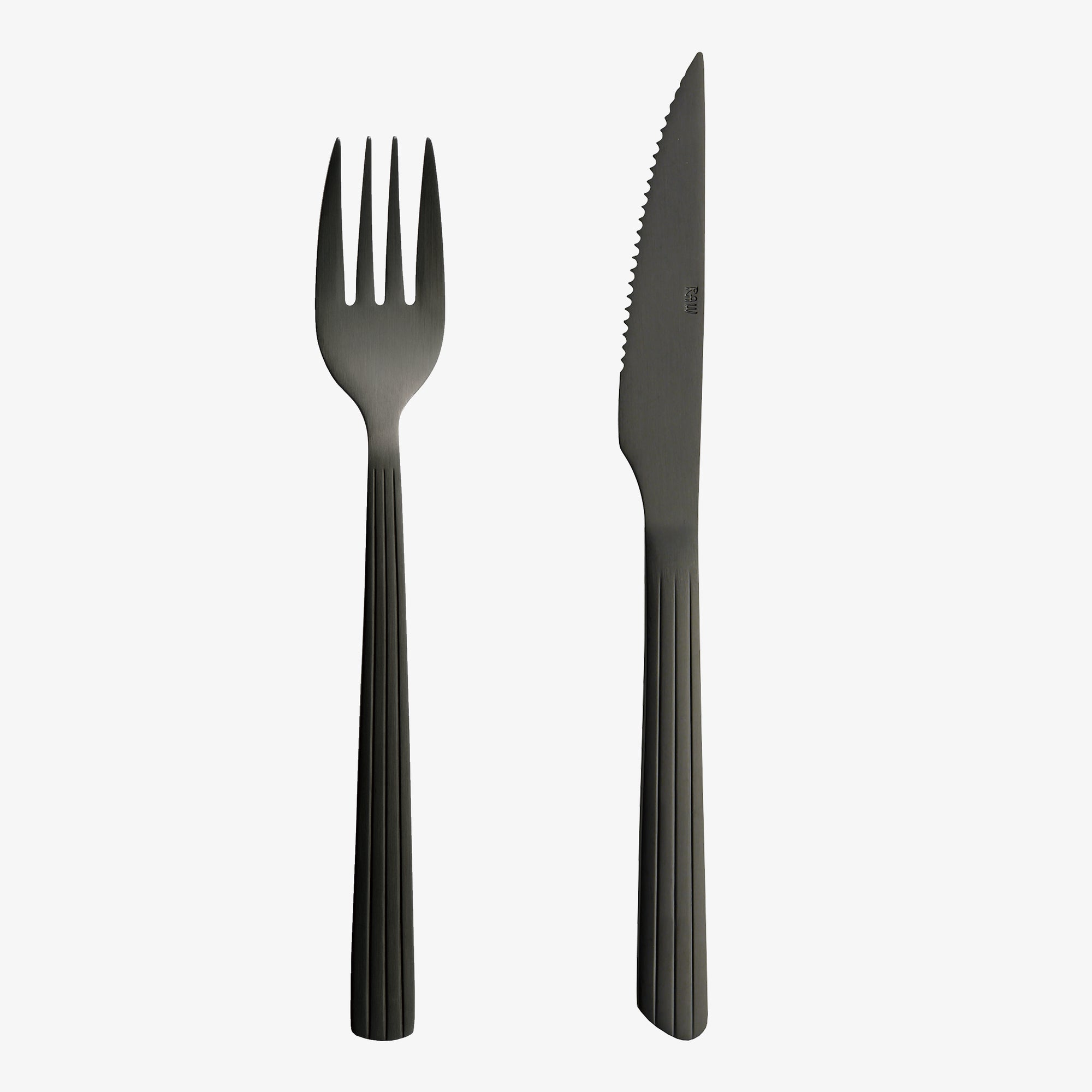 RAW steak set 8 pcs | Matte Black