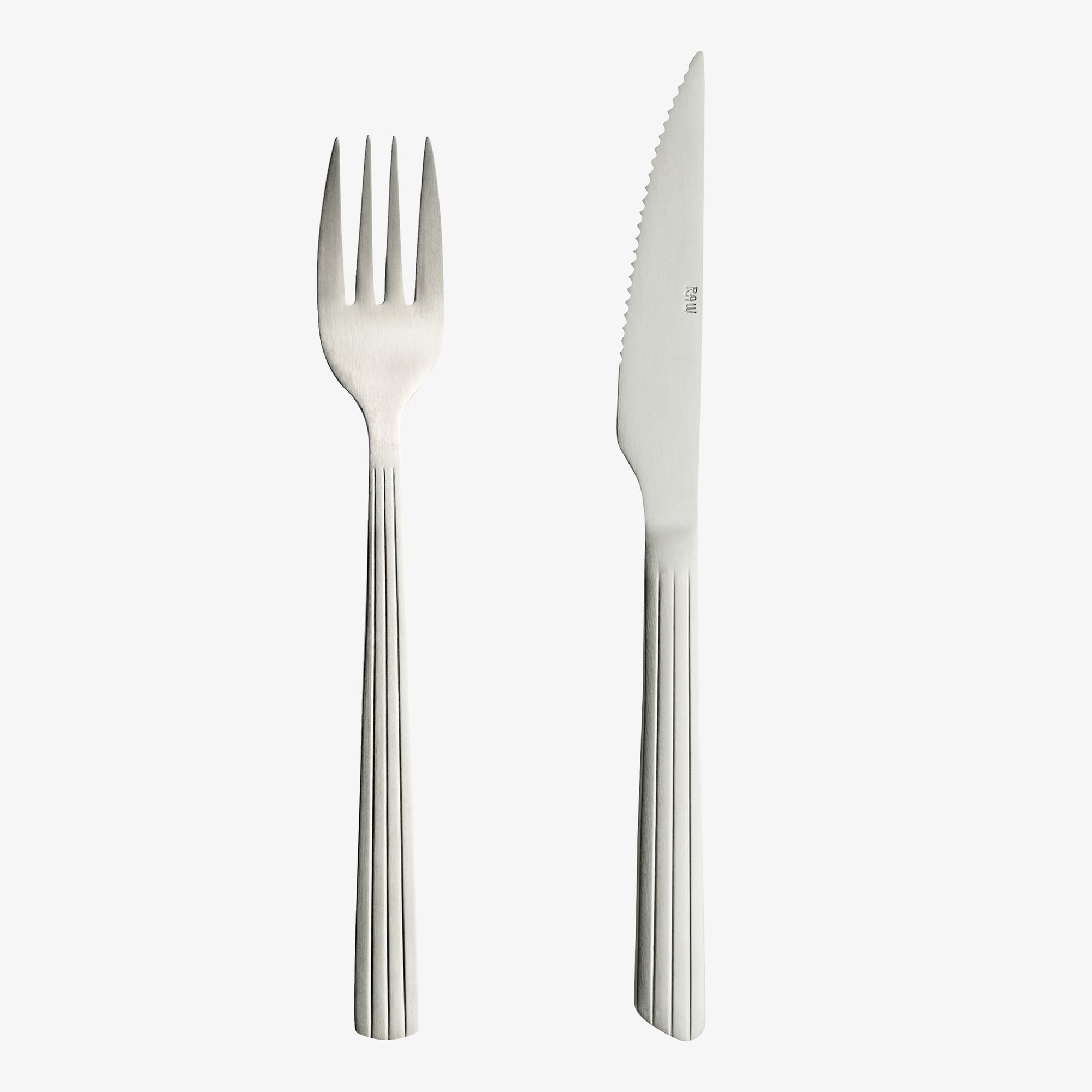 RAW steak set 8 pcs | Matte Steel