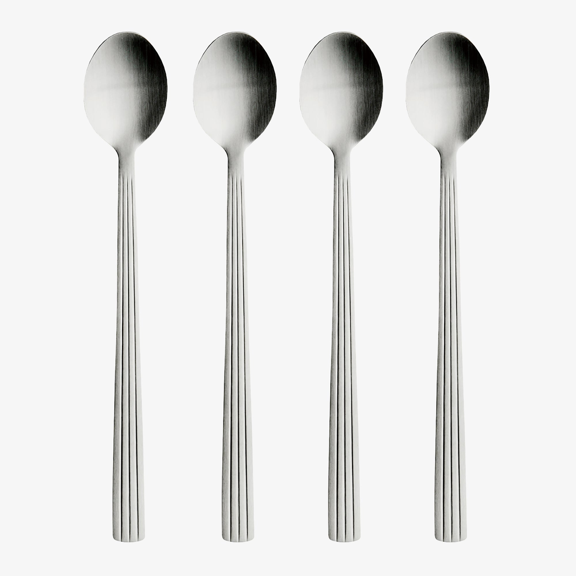 RAW café latte spoon 4 pcs | Matte Steel