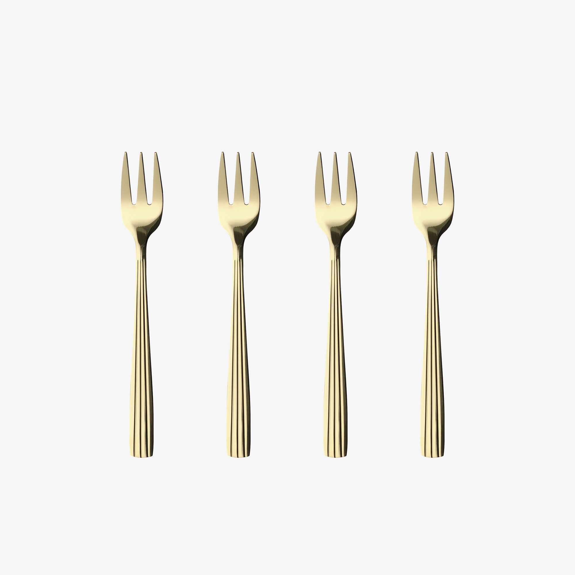 RAW cake fork 4 pcs | Champagne Gold