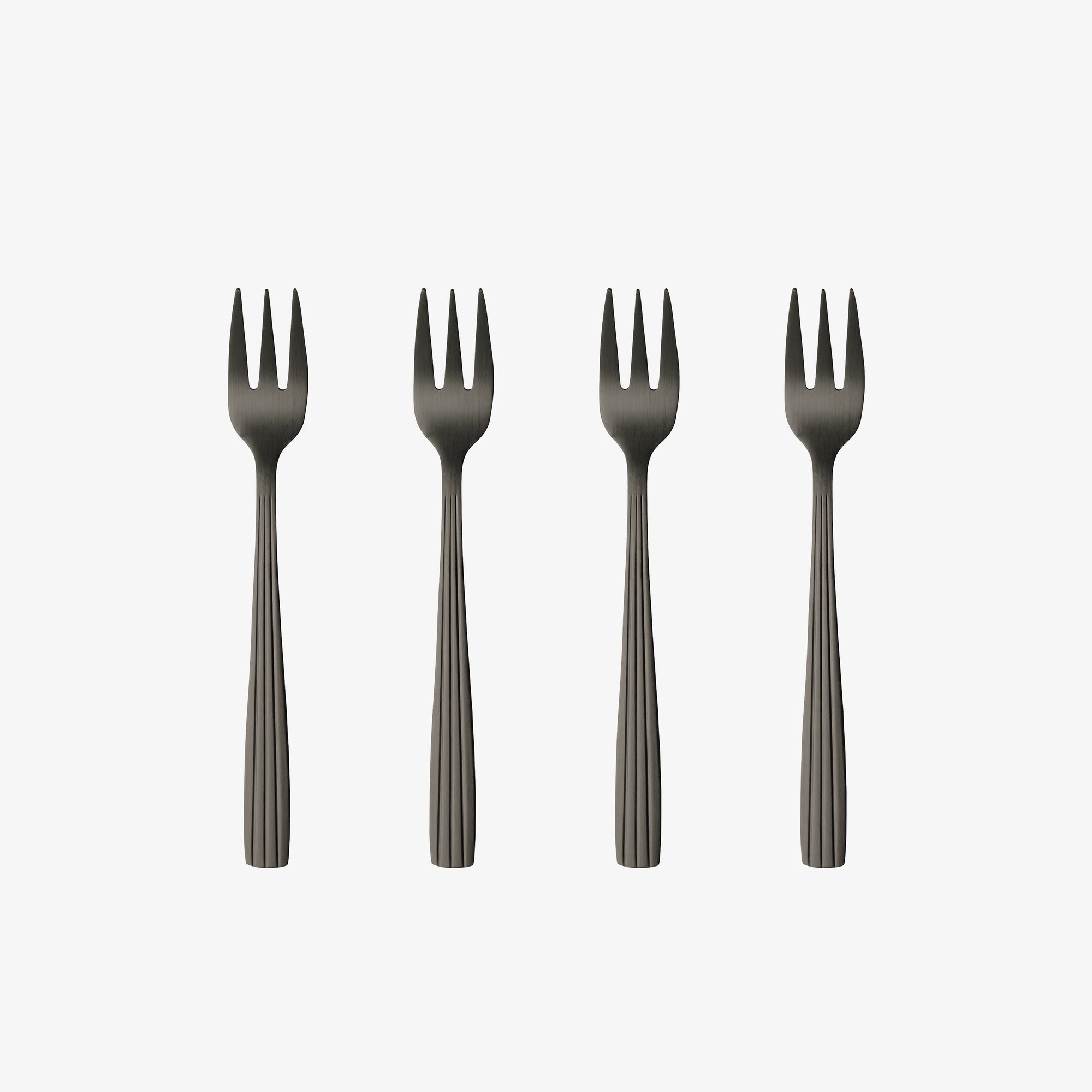 RAW cake fork 4 pcs | Matte Black