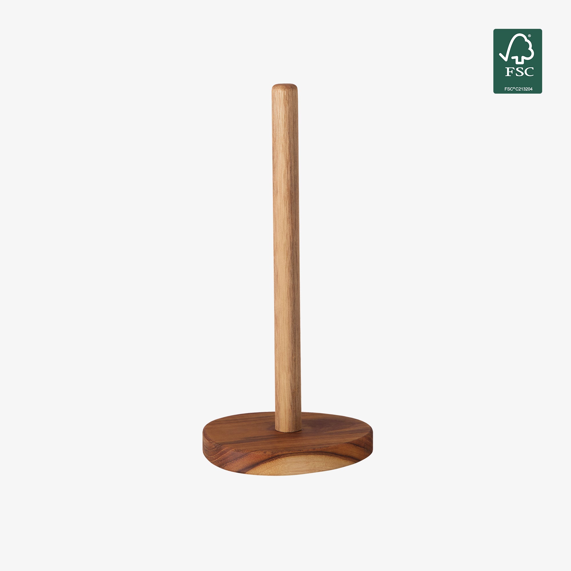 RAW Teak paper towel holder | Natural