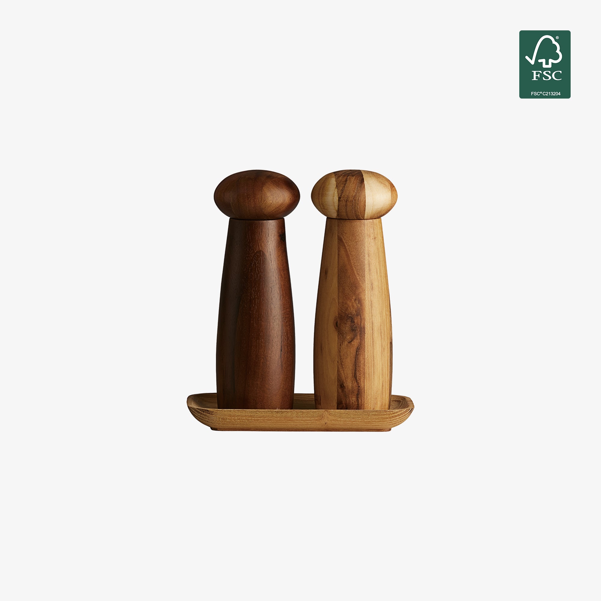 RAW Teak grinder set with tray 3 pieces | Mix