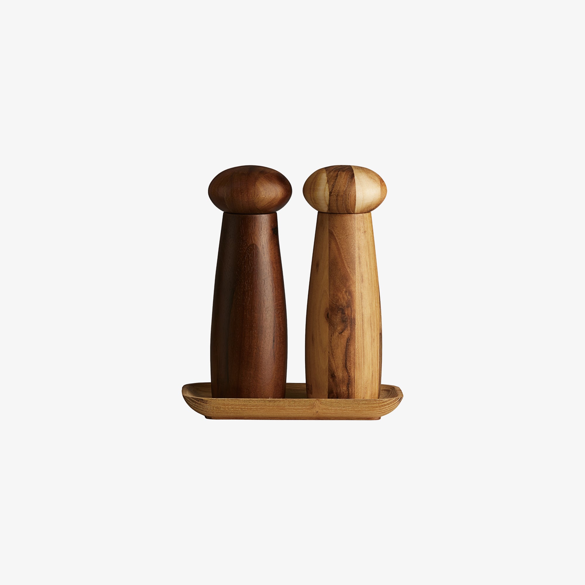 RAW Teak grinder set with tray 3 pieces | Mix