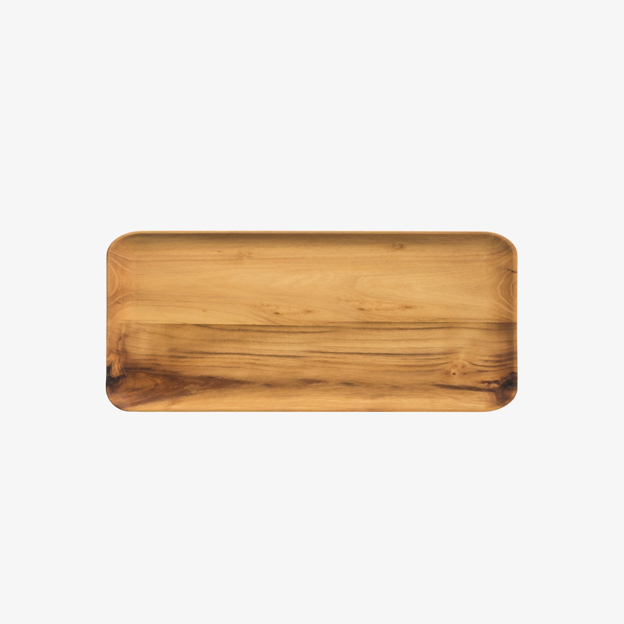 RAW Teak rectangular dish | Natural