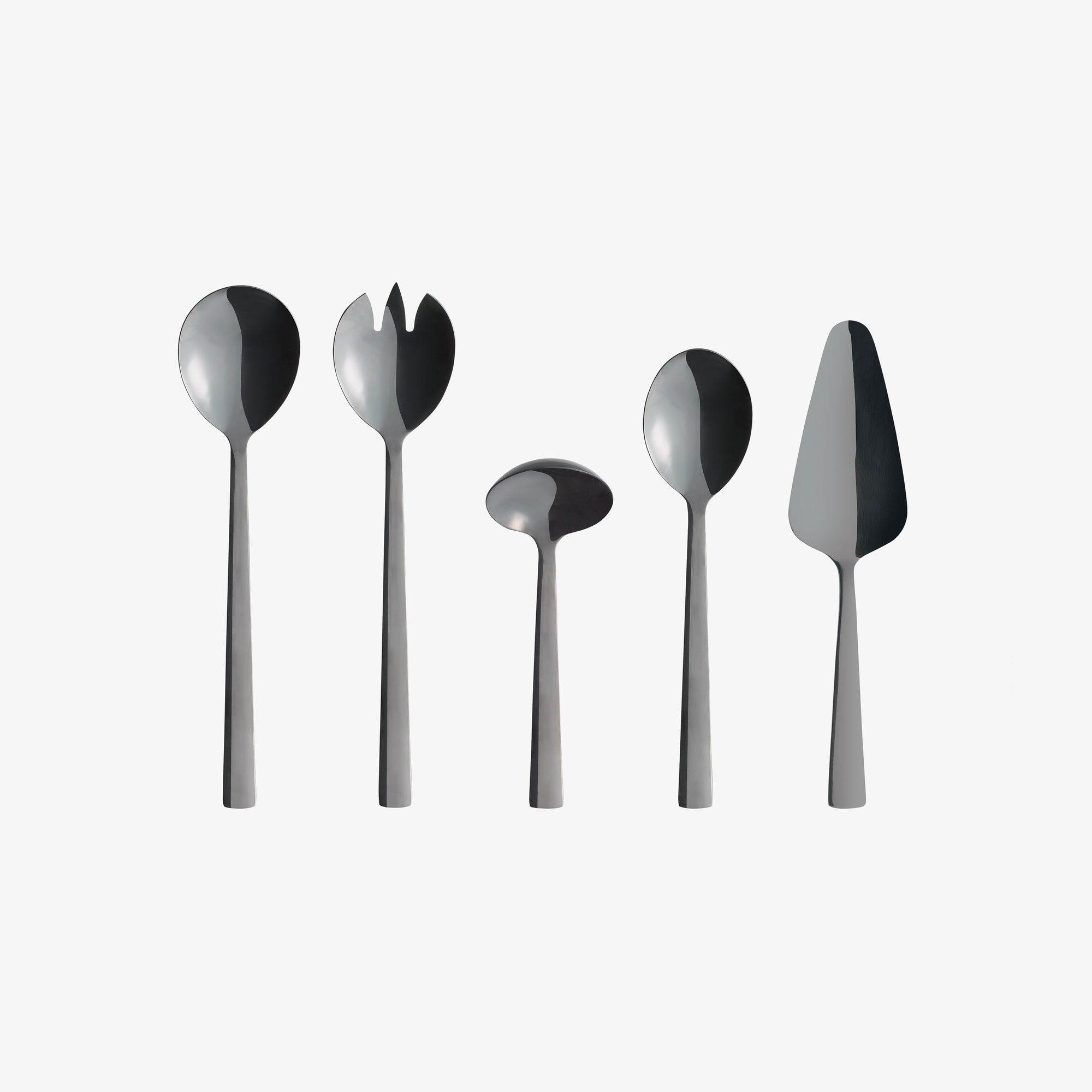 RAW serving set 5 pcs | Shiny Black