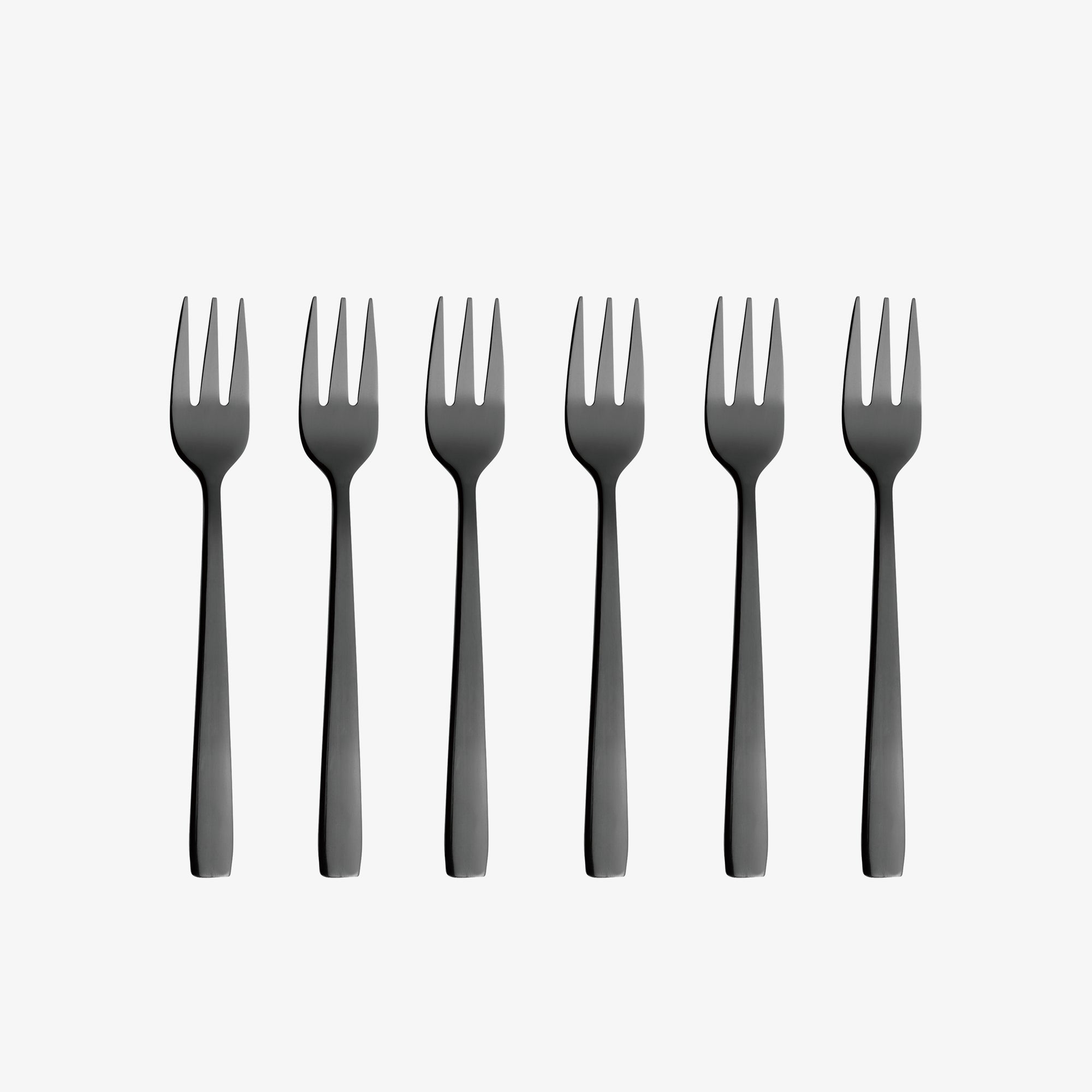 RAW cake fork 6 pcs | Shiny Black