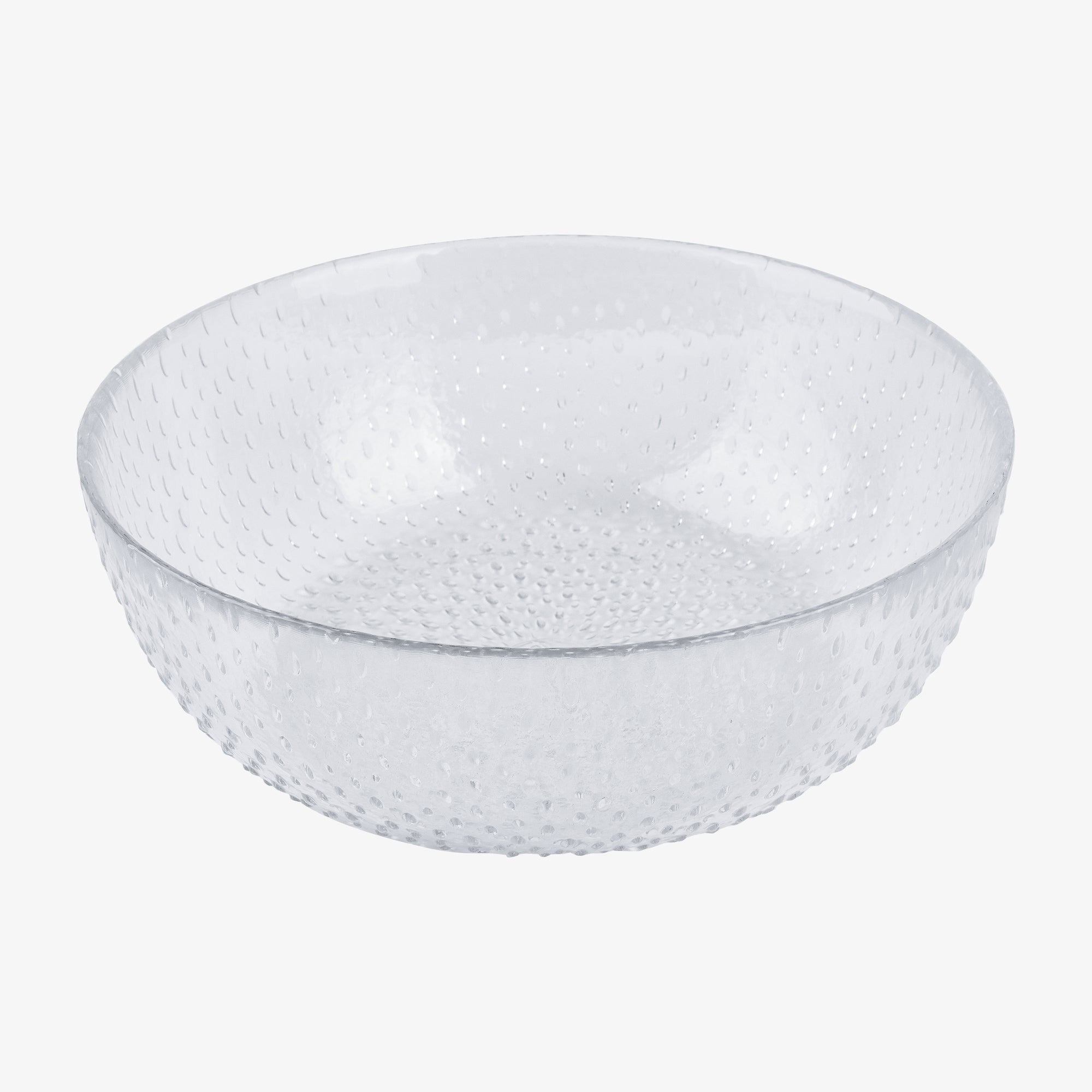 RAW Glass Beads bowl 26.5 cm | Clear