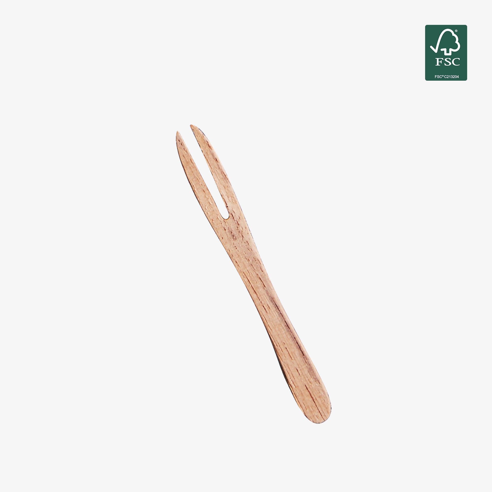 RAW Teak tapasfork 30 pcs. | Natural