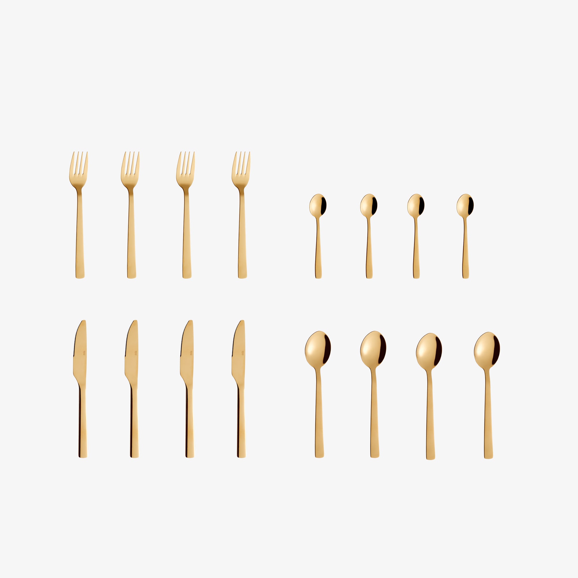 RAW cutlery set 16 pcs | Gold