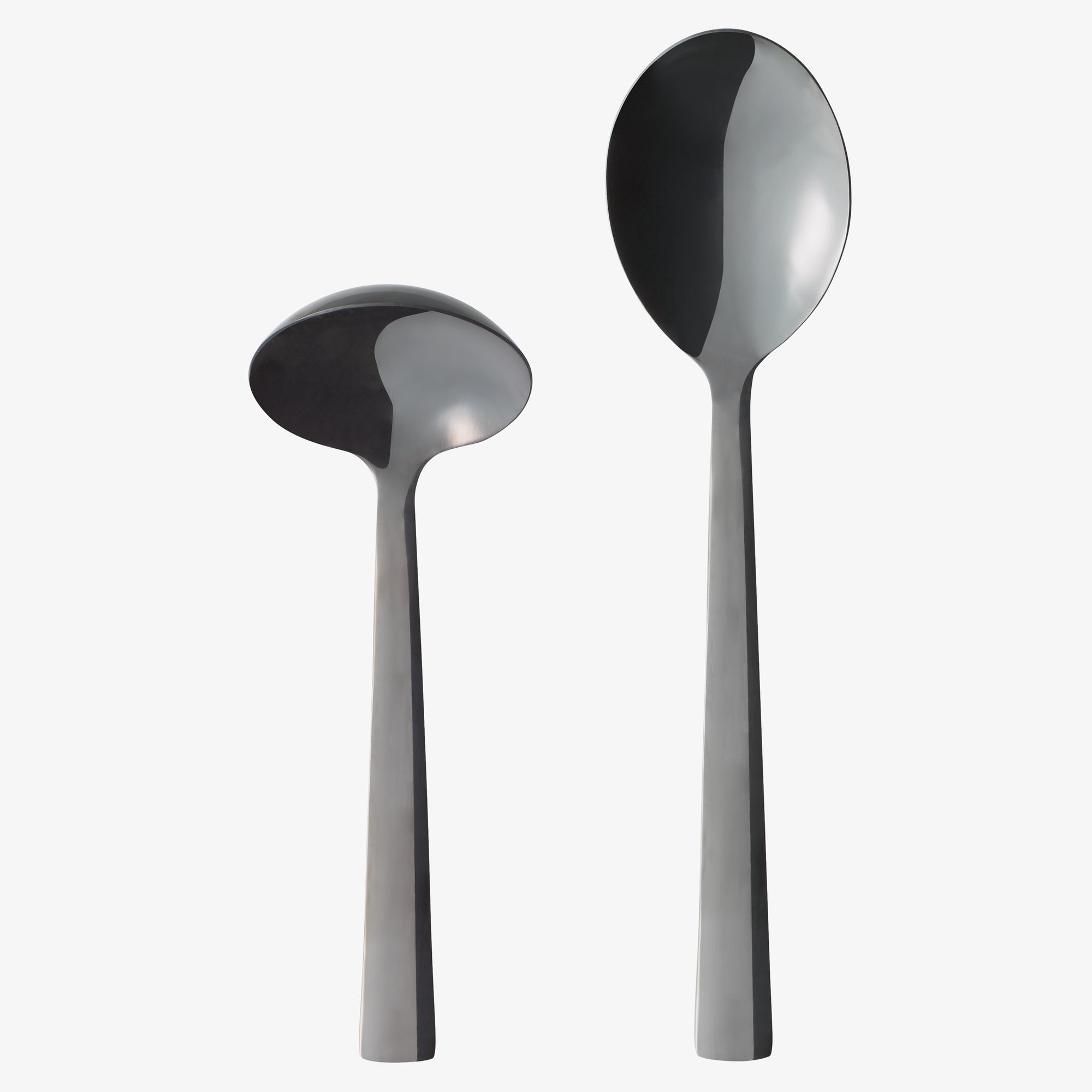 RAW sauce and potato spoon 2 pcs | Shiny Black