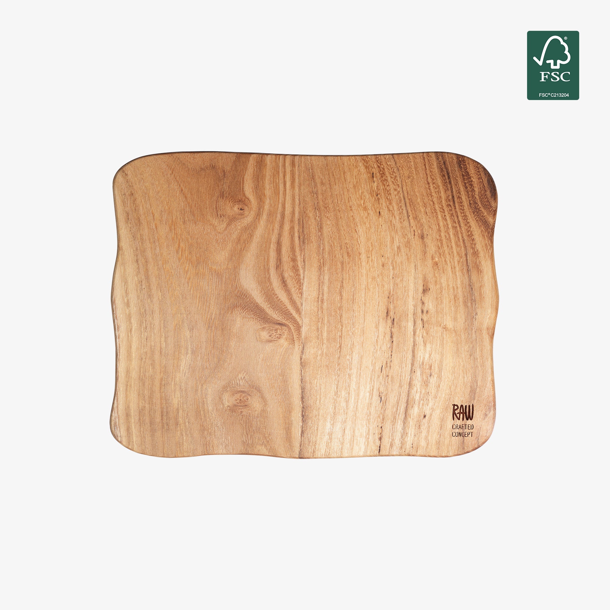 RAW Teak cutting board 32 x 24 cm | Natural