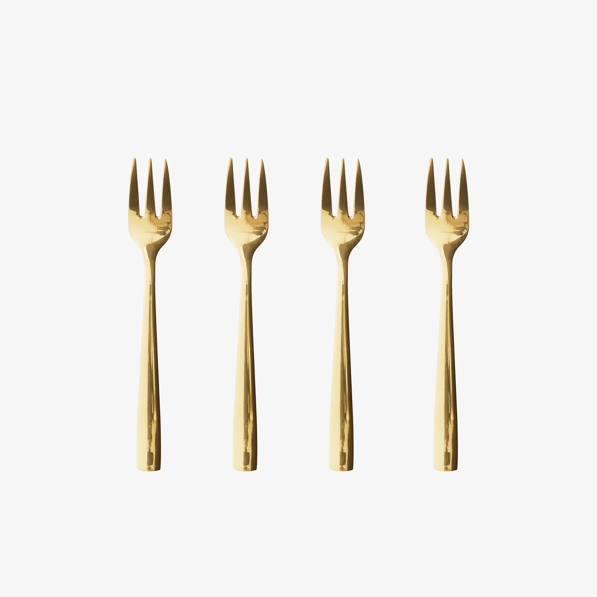 RAW cake fork 4 pcs | Gold