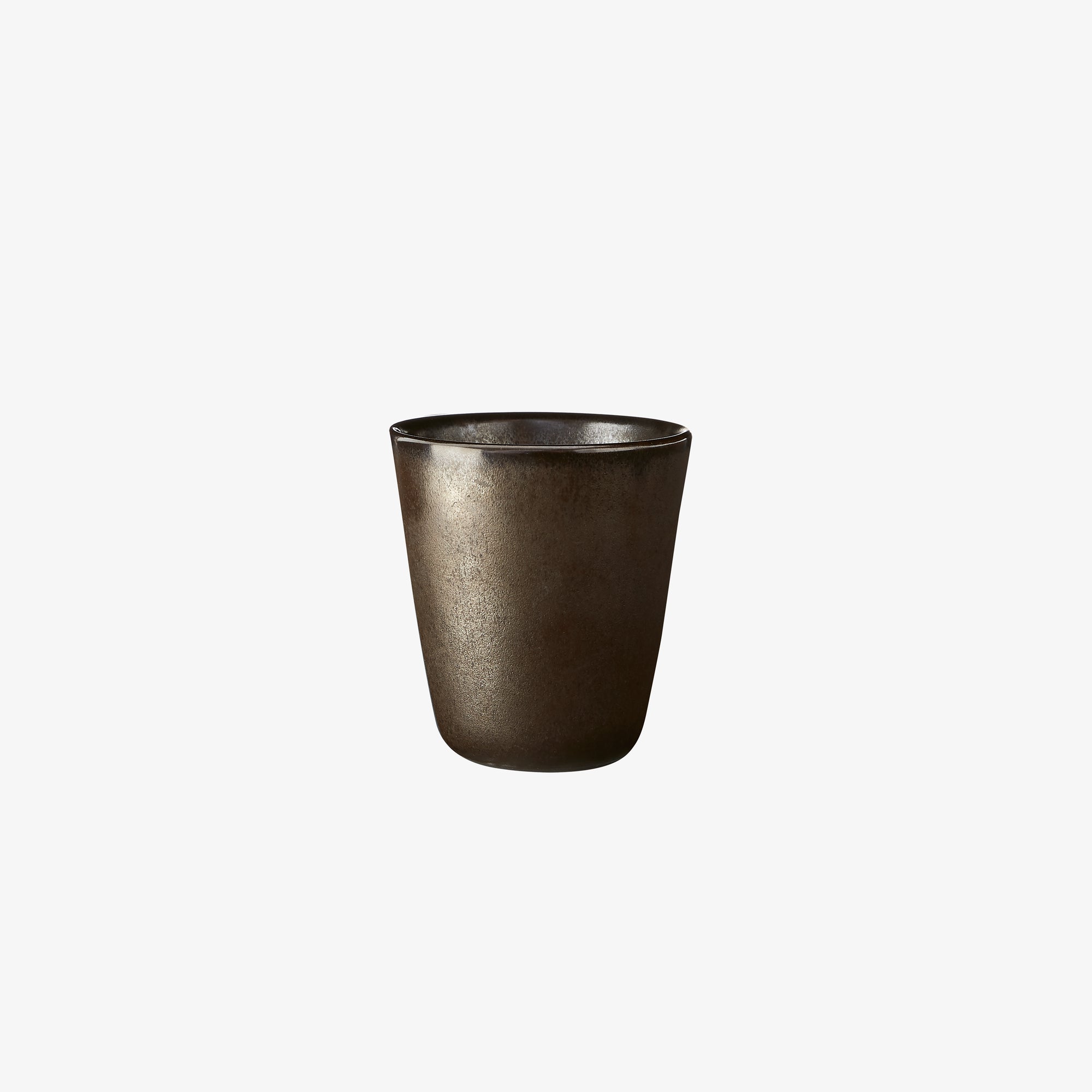 RAW double wall mug | Metallic Brown