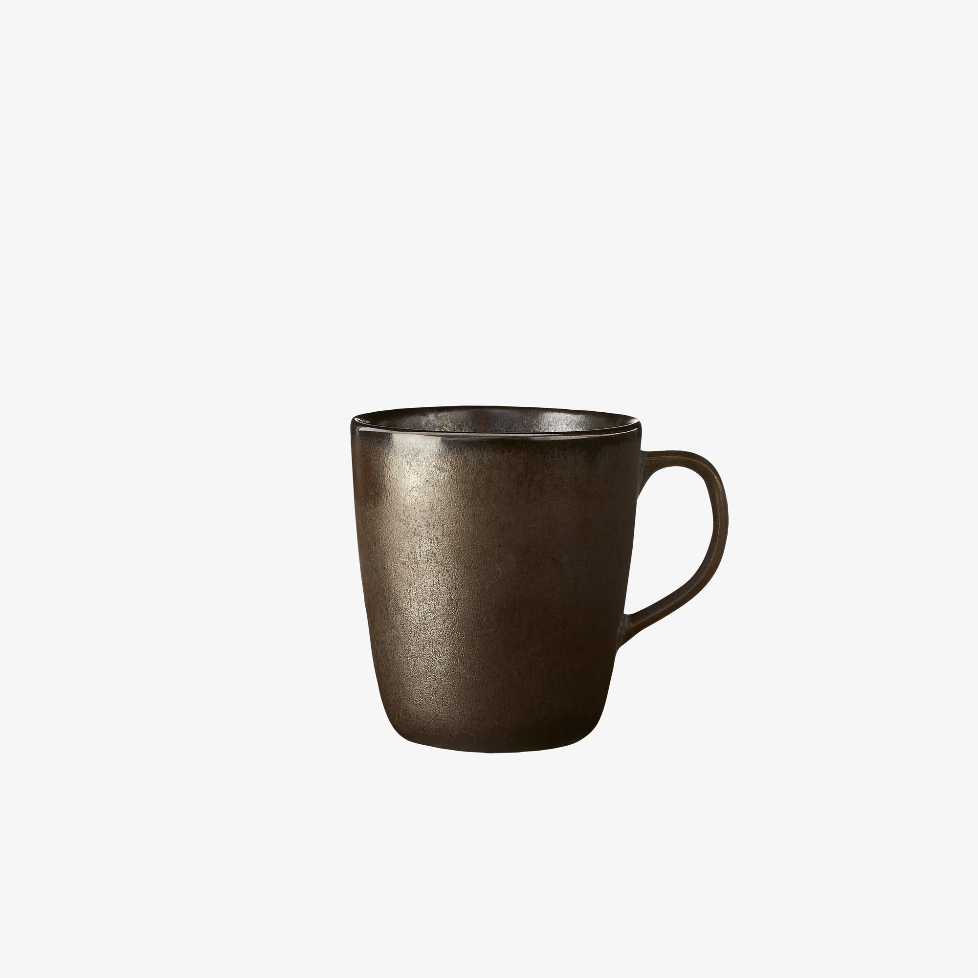 RAW mug with handle | Metallic Brown