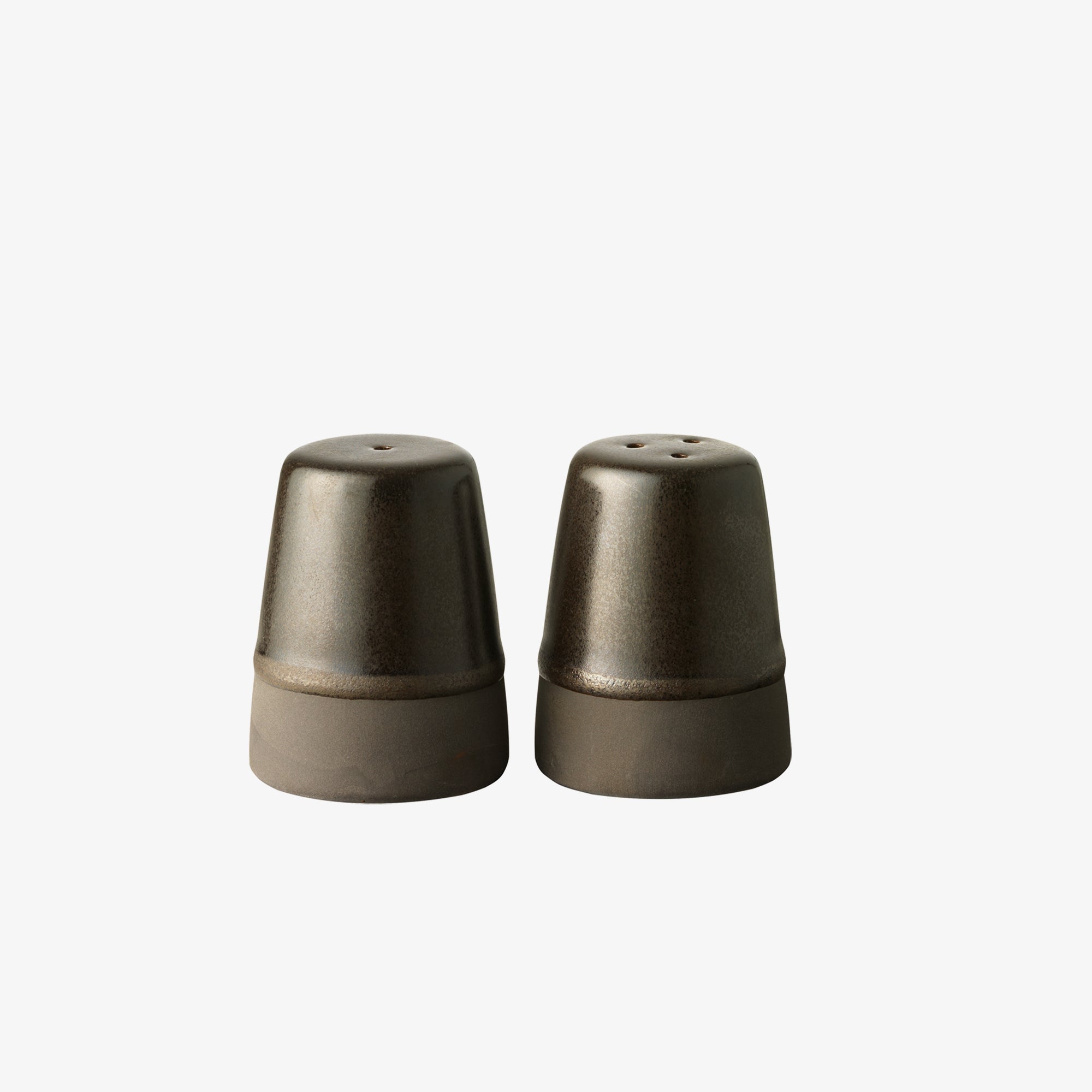 RAW salt and pepper set 2 pieces | Metallic Brown