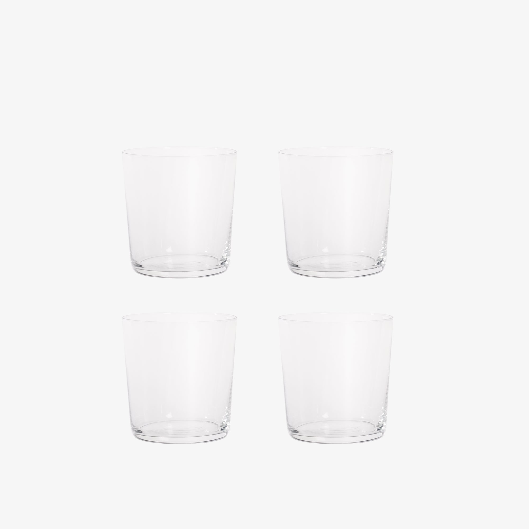 RAW water glass 4 pcs. | Clear