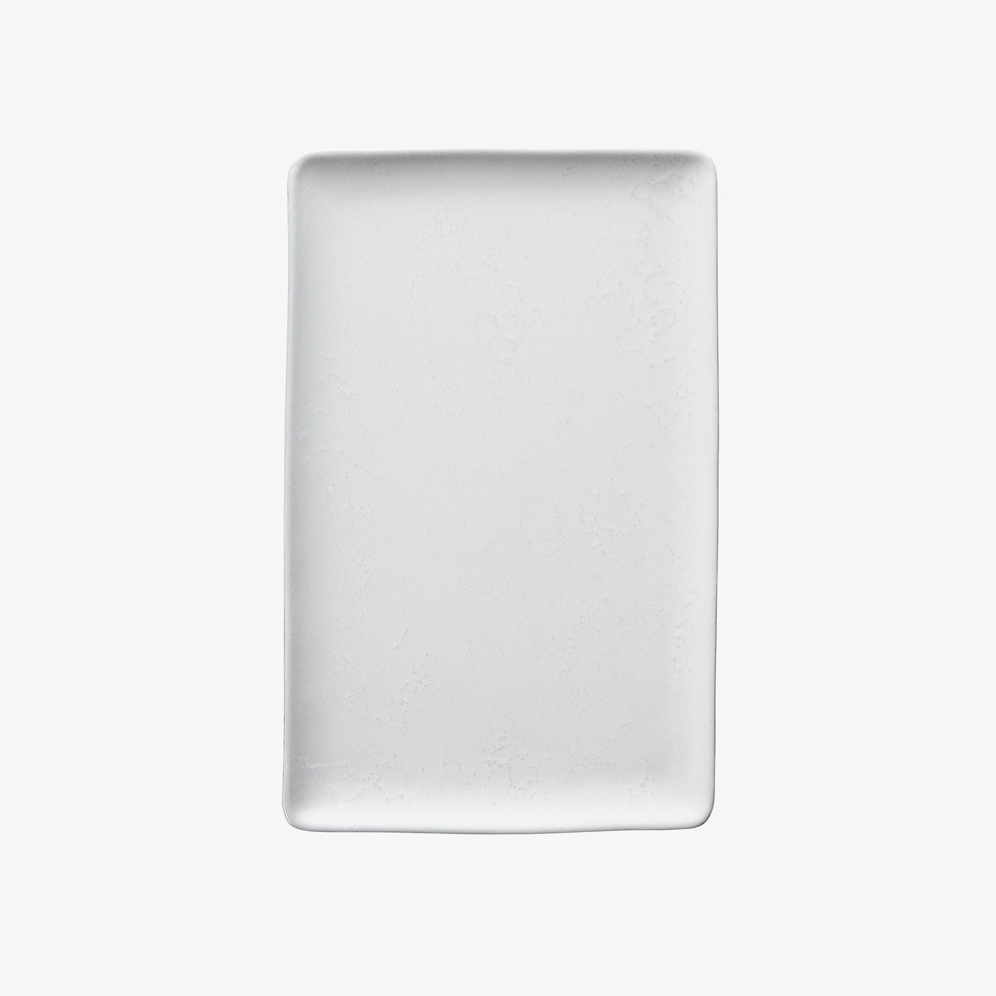 RAW rectangular dinner plate | Arctic White