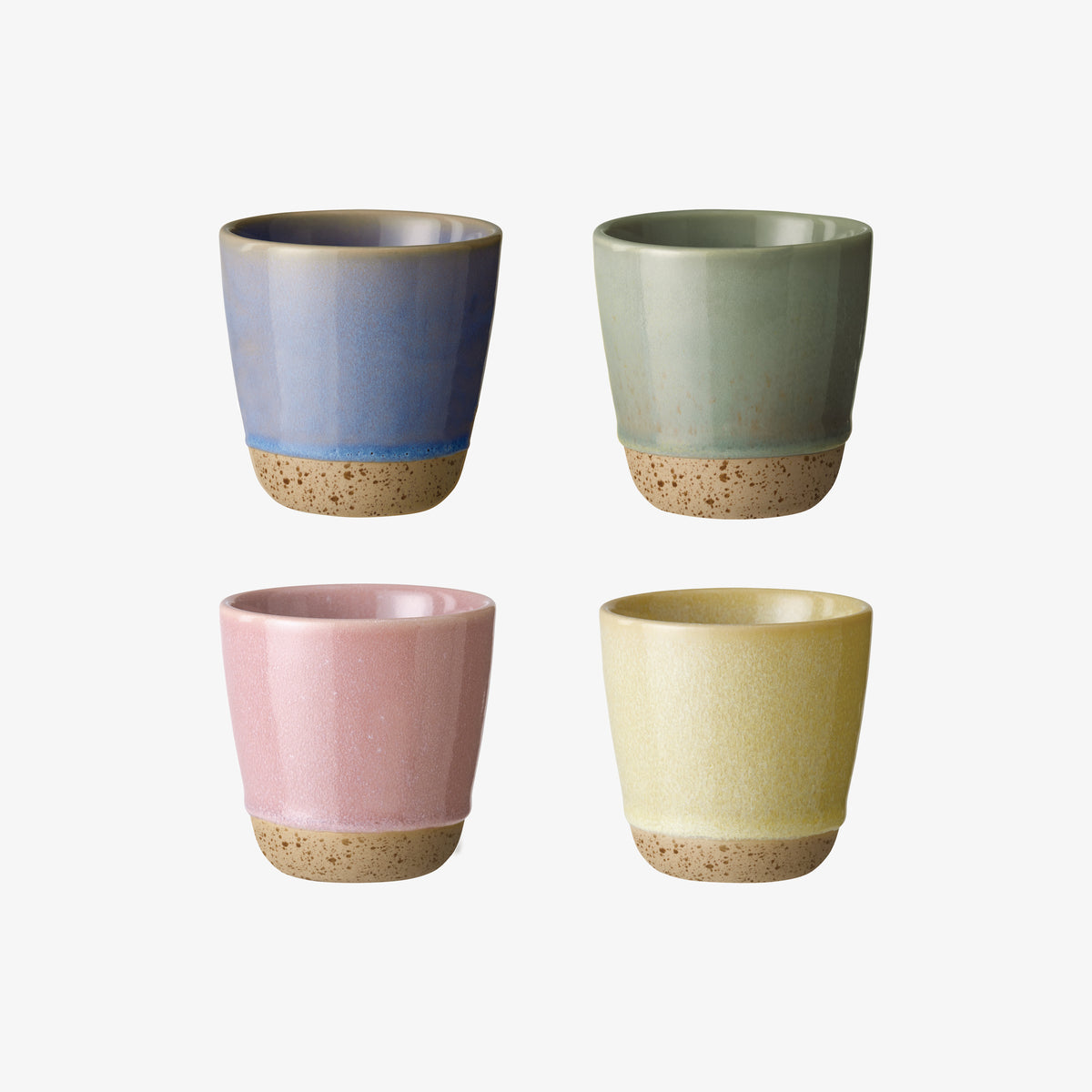RAW Colour mug without handle 30 cl 4 pcs | Mix