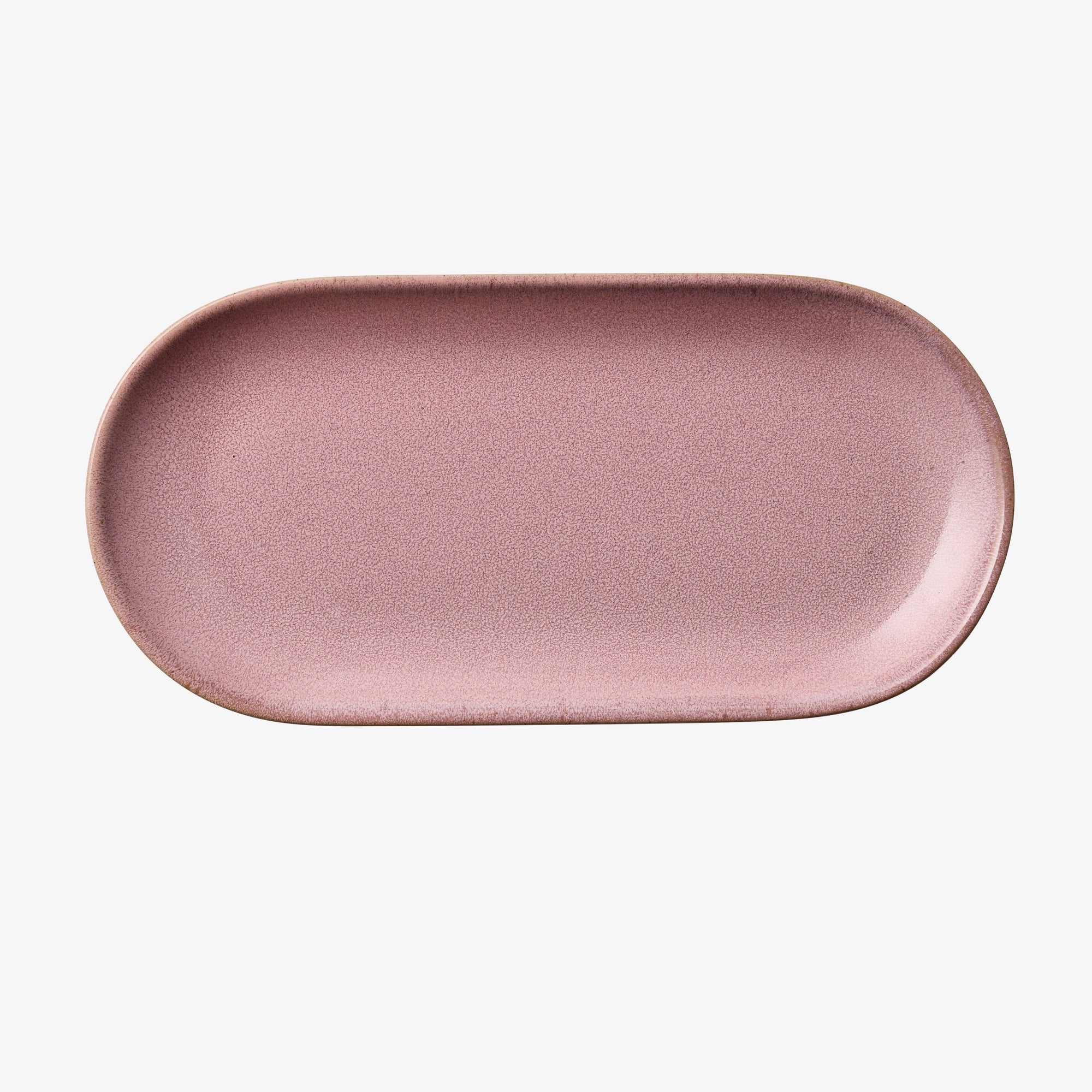 RAW Colour oval plate | Roseish