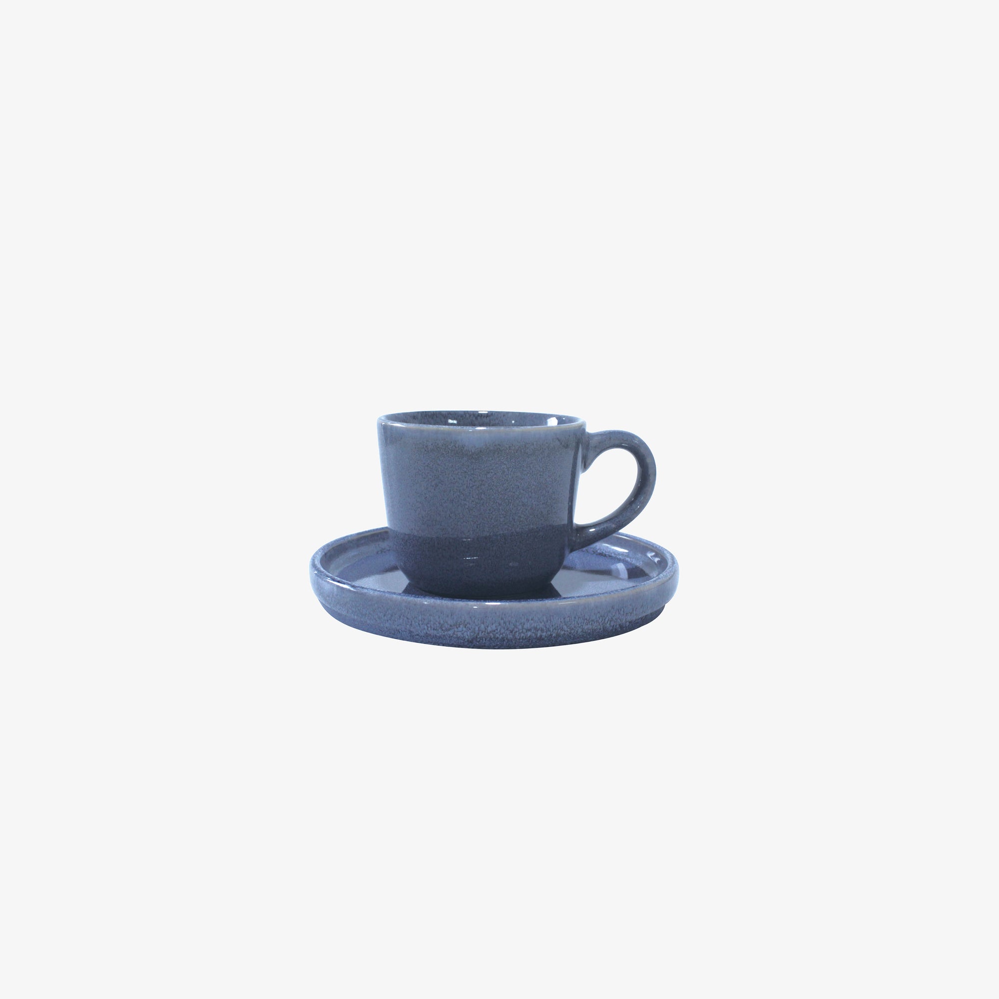 SØHOLM Sonja Blue cup with saucer | Blue