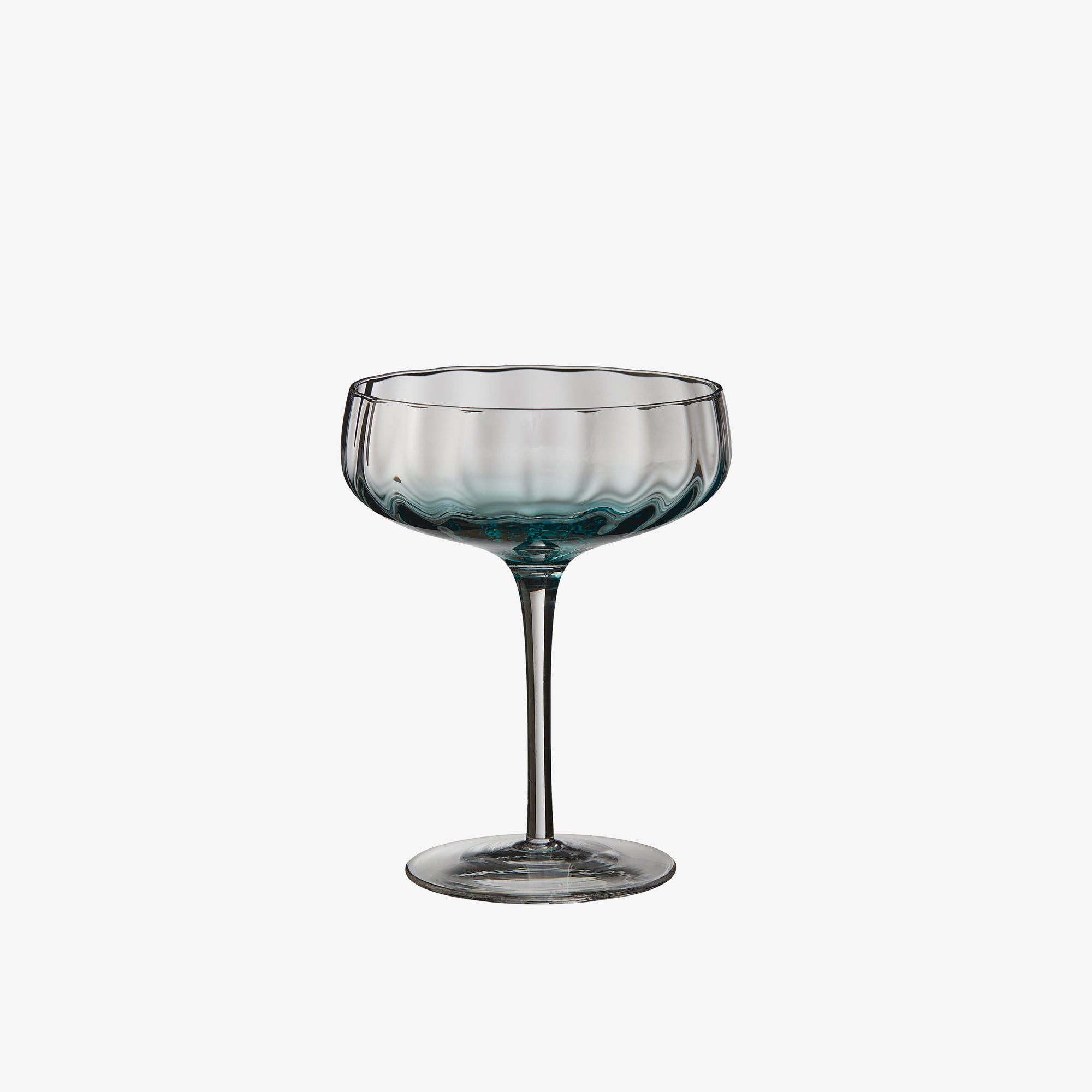 SØHOLM Sonja champagne bowl | Petrol Blue