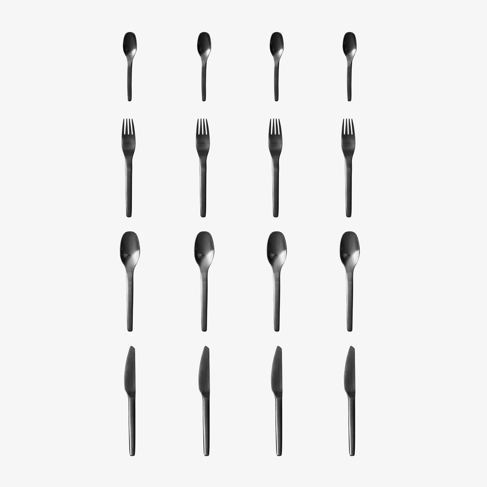 ENSO cutlery set 16 pieces | Matte Black
