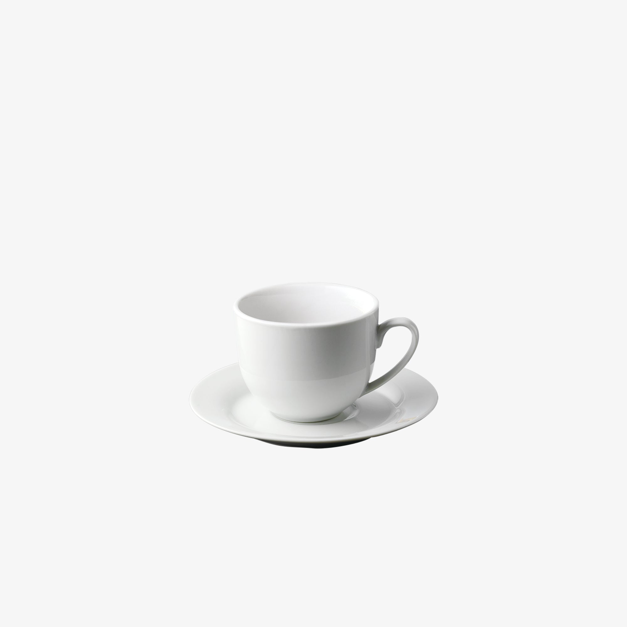 Café coffee cup with saucer 4 pcs. | White