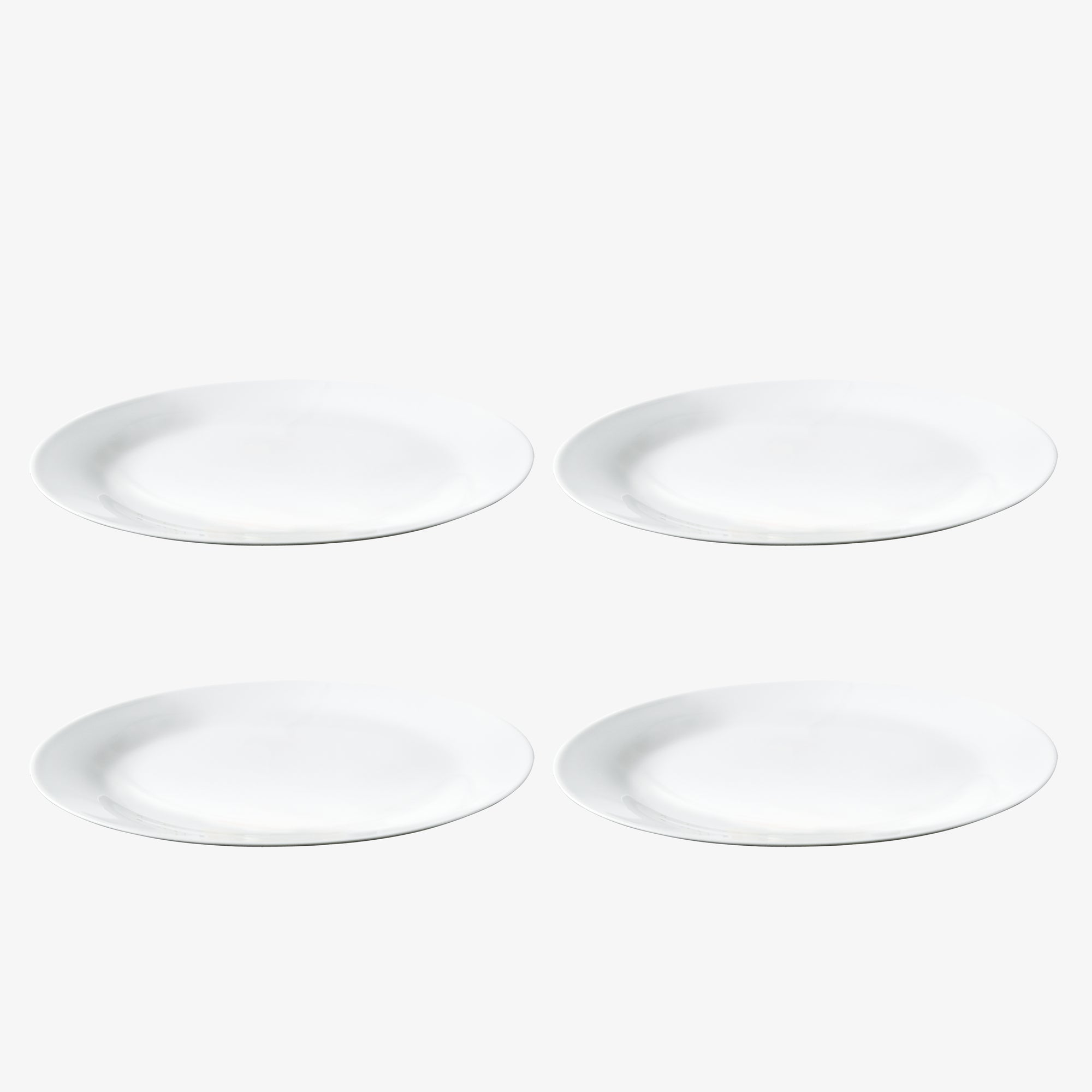 Café dinner plate 4 pcs. | White