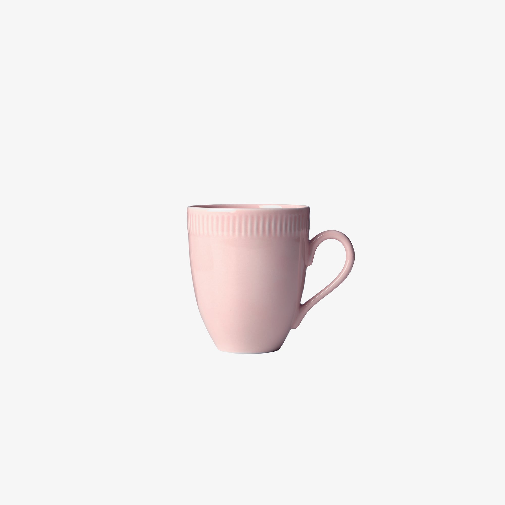 Relief mug with handle | Rosa