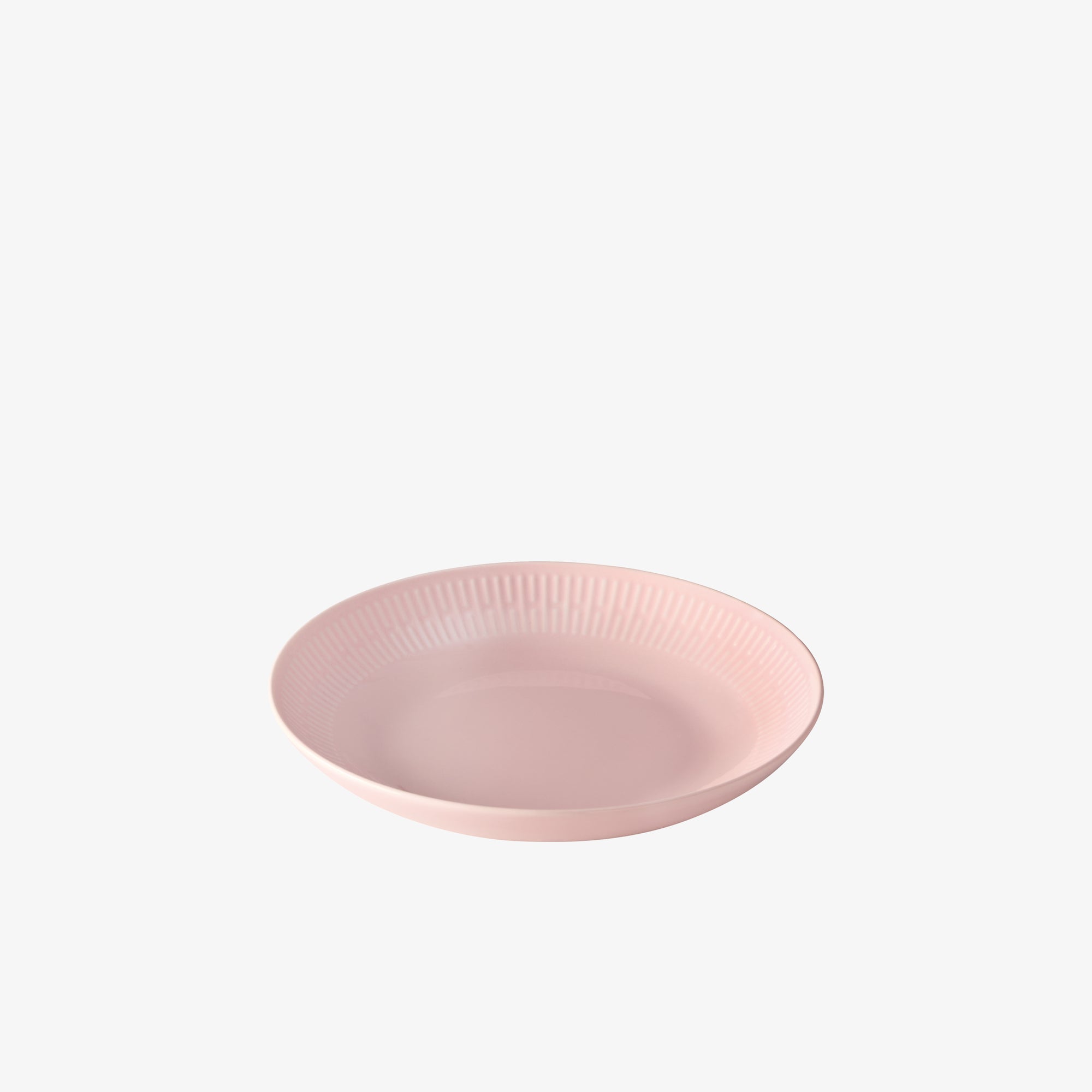 Relief soup plate | Rosa