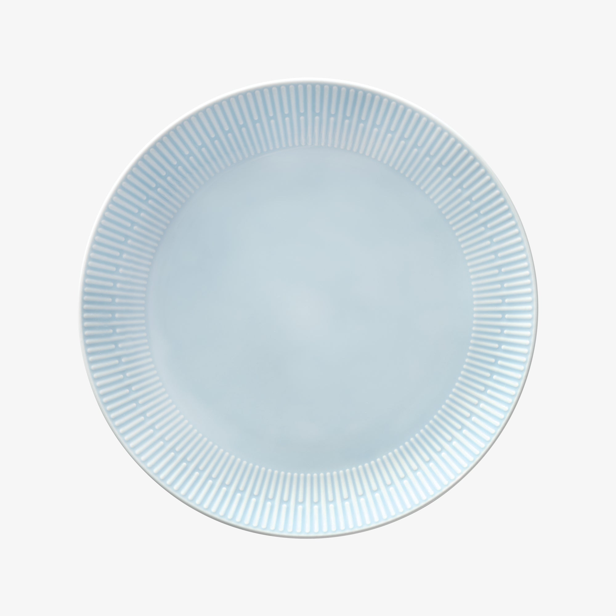 Relief dinner plate | Light Blue