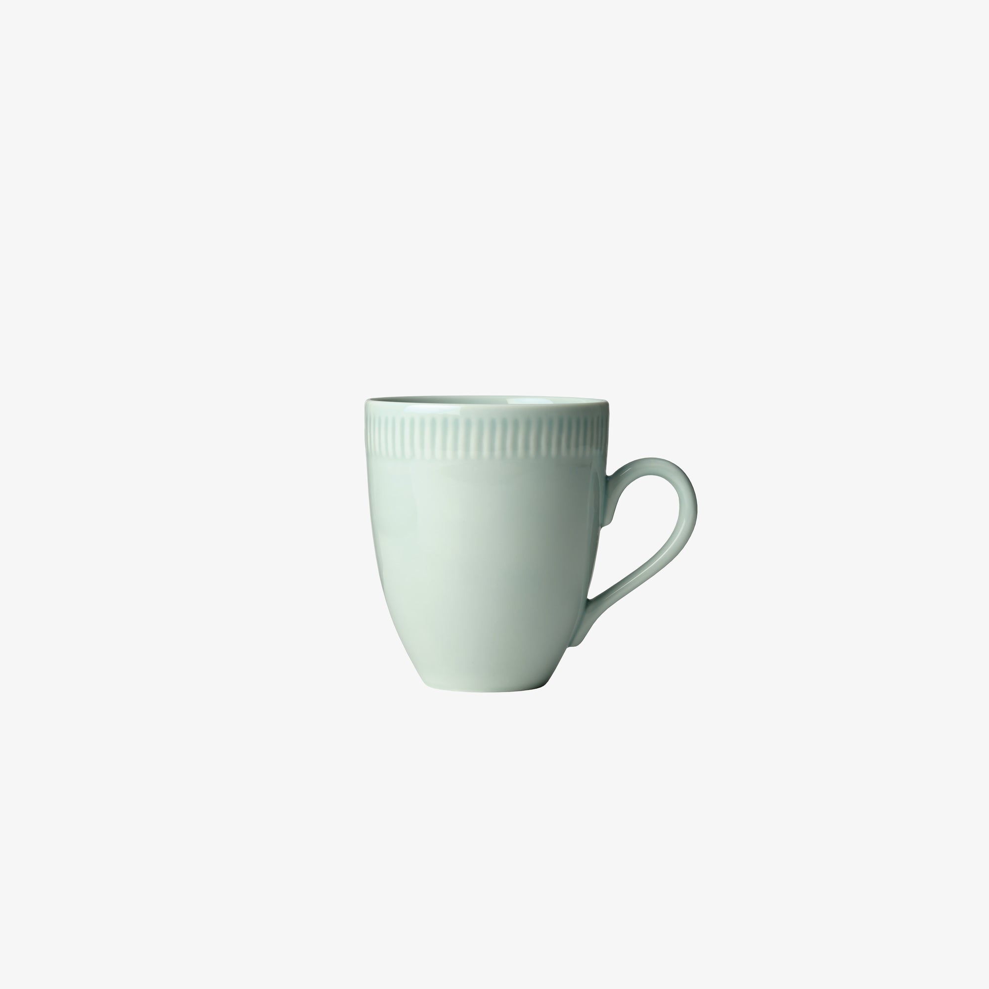 Relief mug with handle | Dusty Green