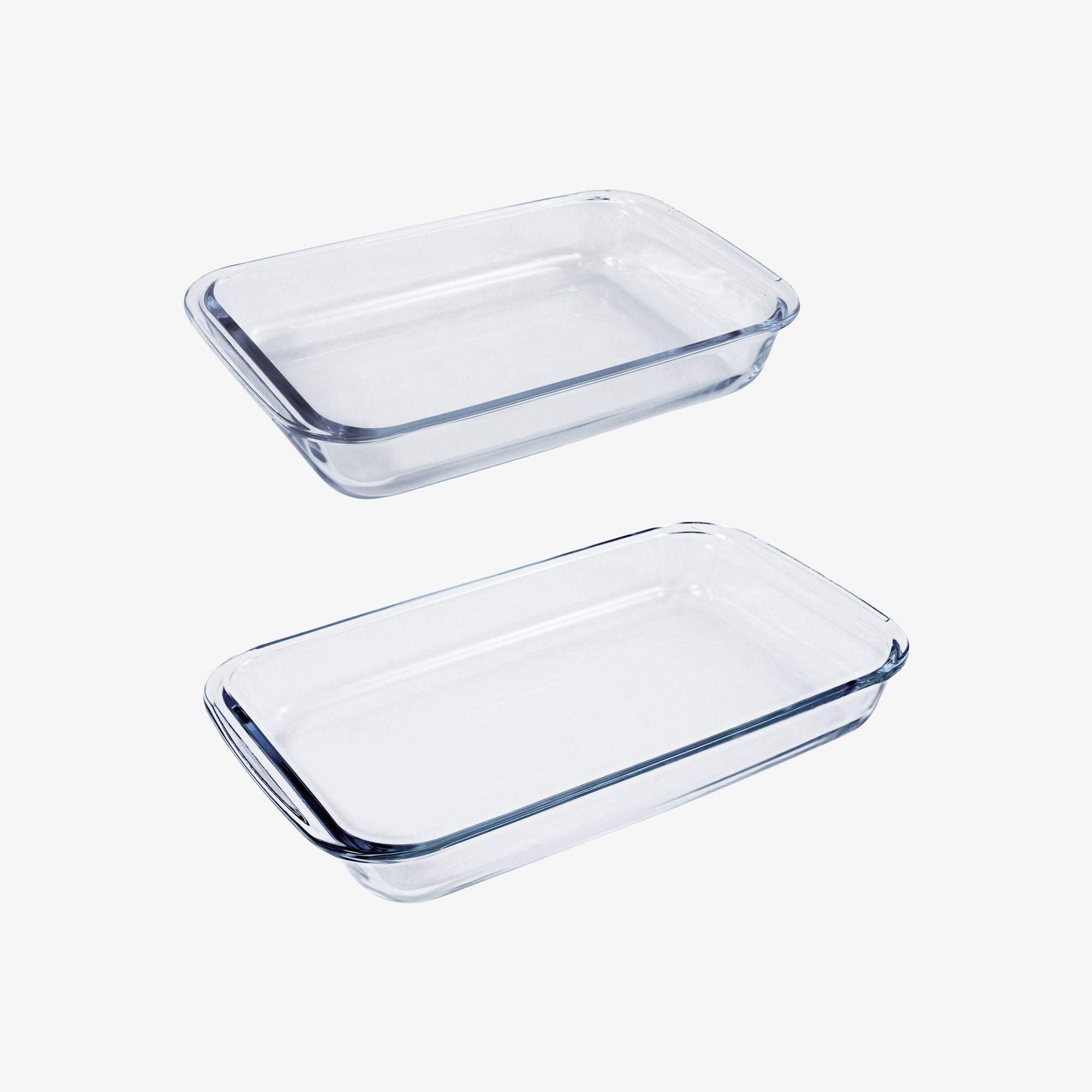 Aroma rectangular dishes 2 pcs. | Clear