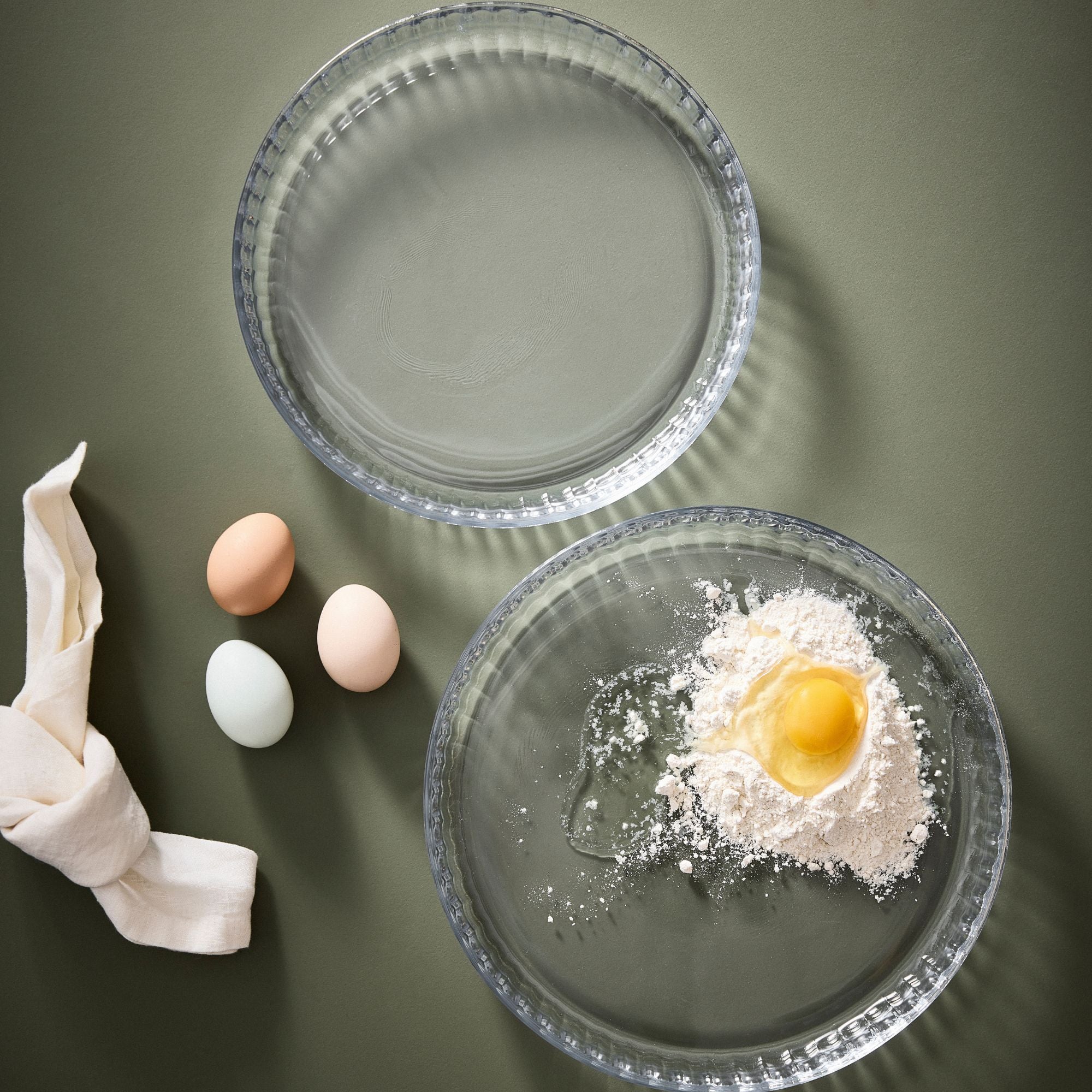 Aroma pie dishes 2 pcs. | Clear
