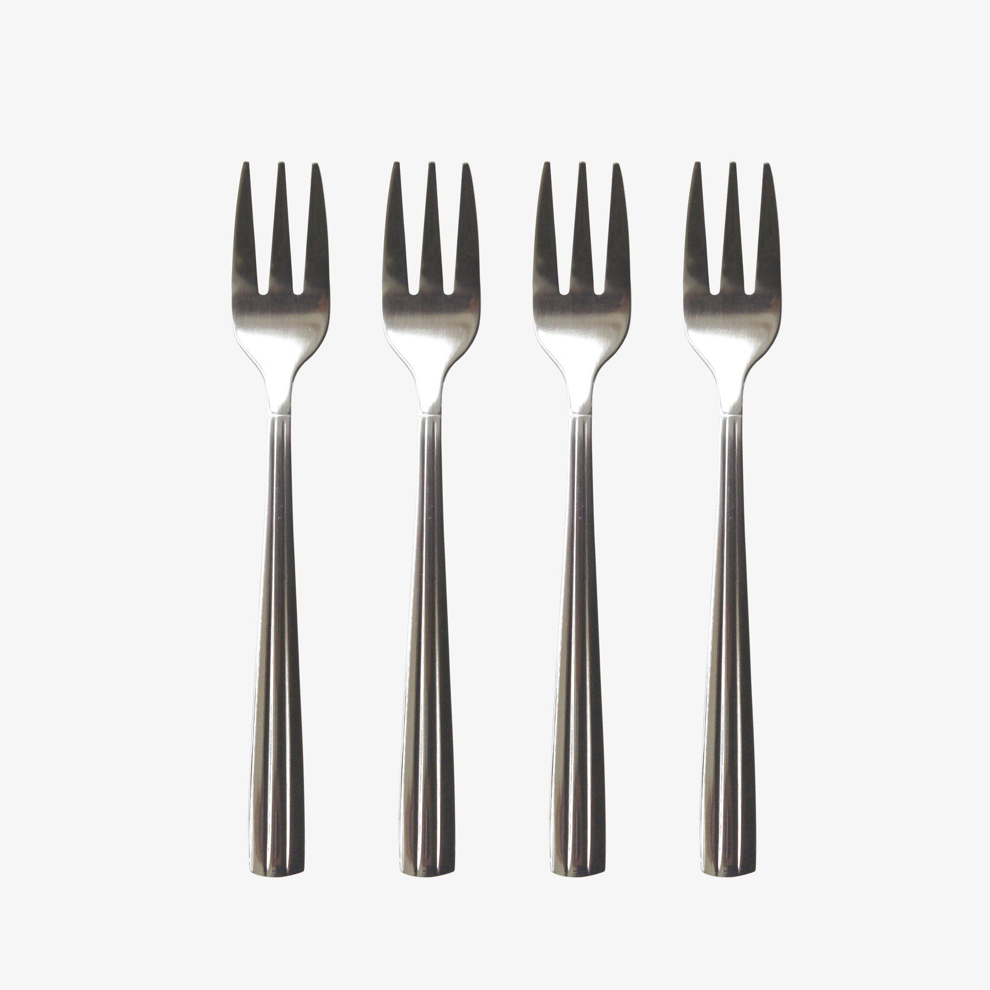 Groovy cake fork 4 pcs. | Mirror Polish