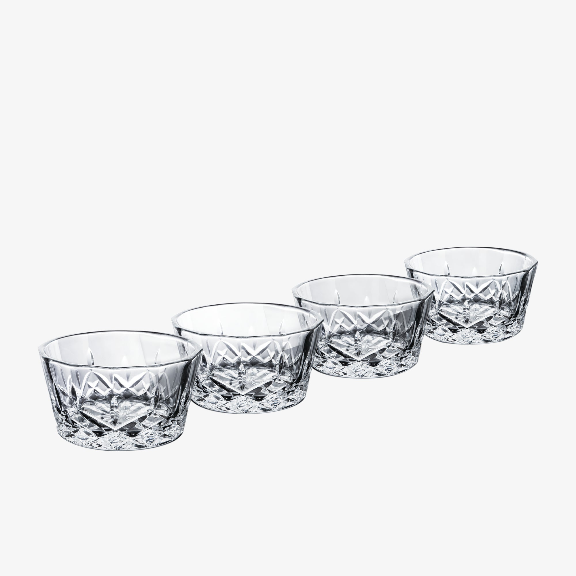 Harvey snack bowl 4 pcs. | Clear