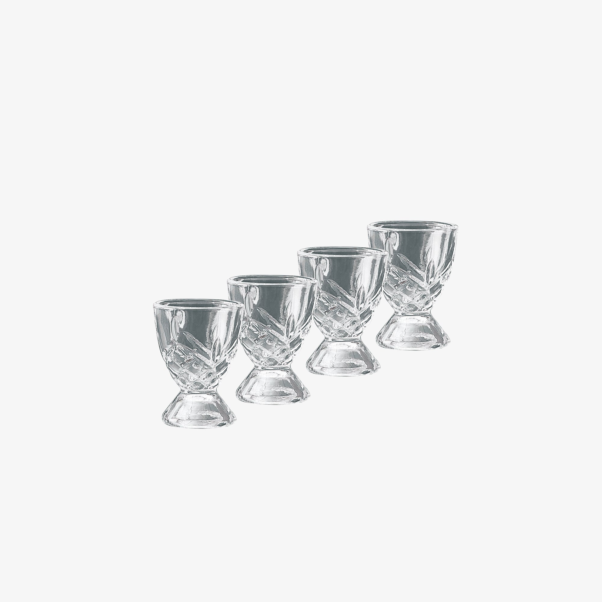 Harvey egg cup 4 pcs. | Clear