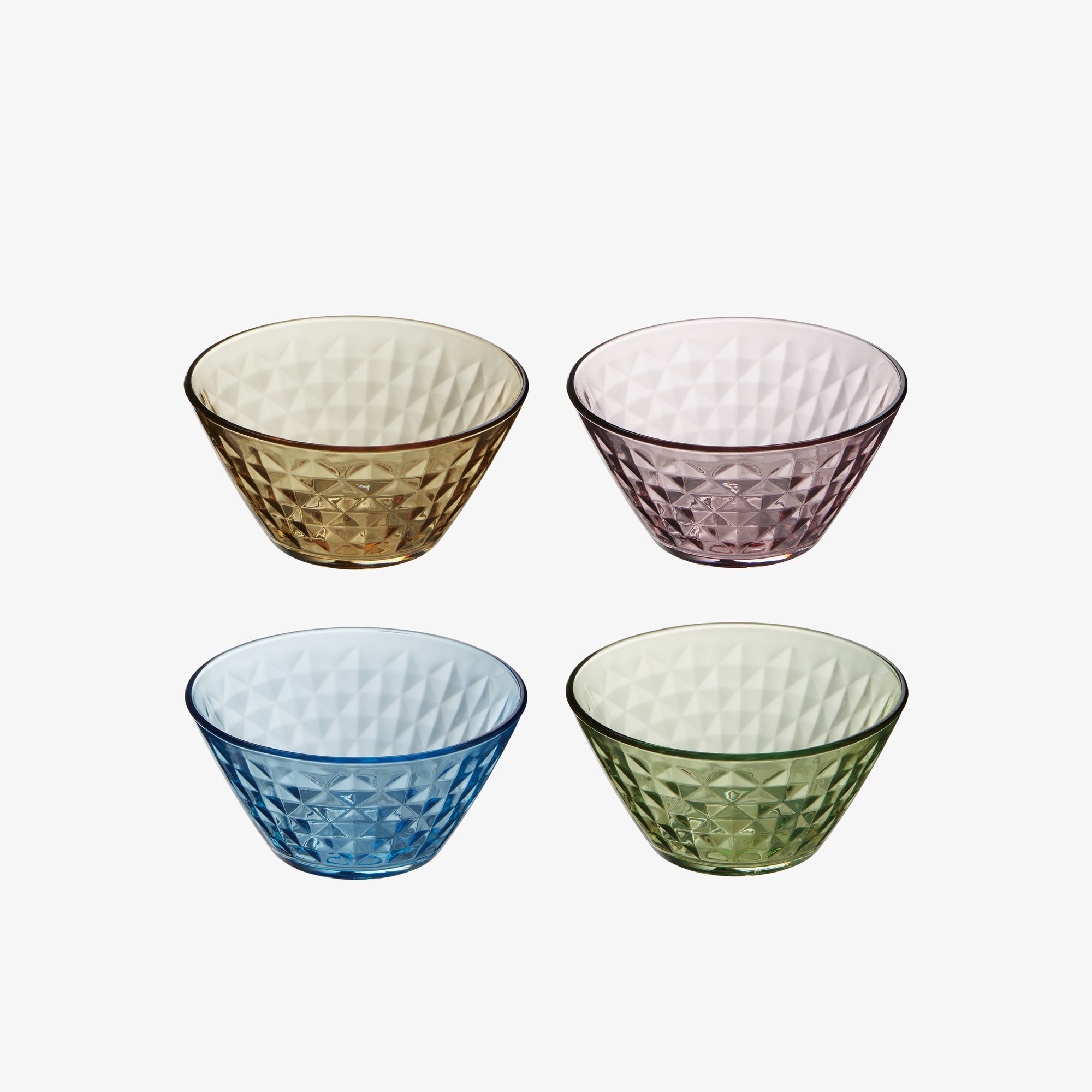Mosaic bowls 4 pcs. | Multi-colour