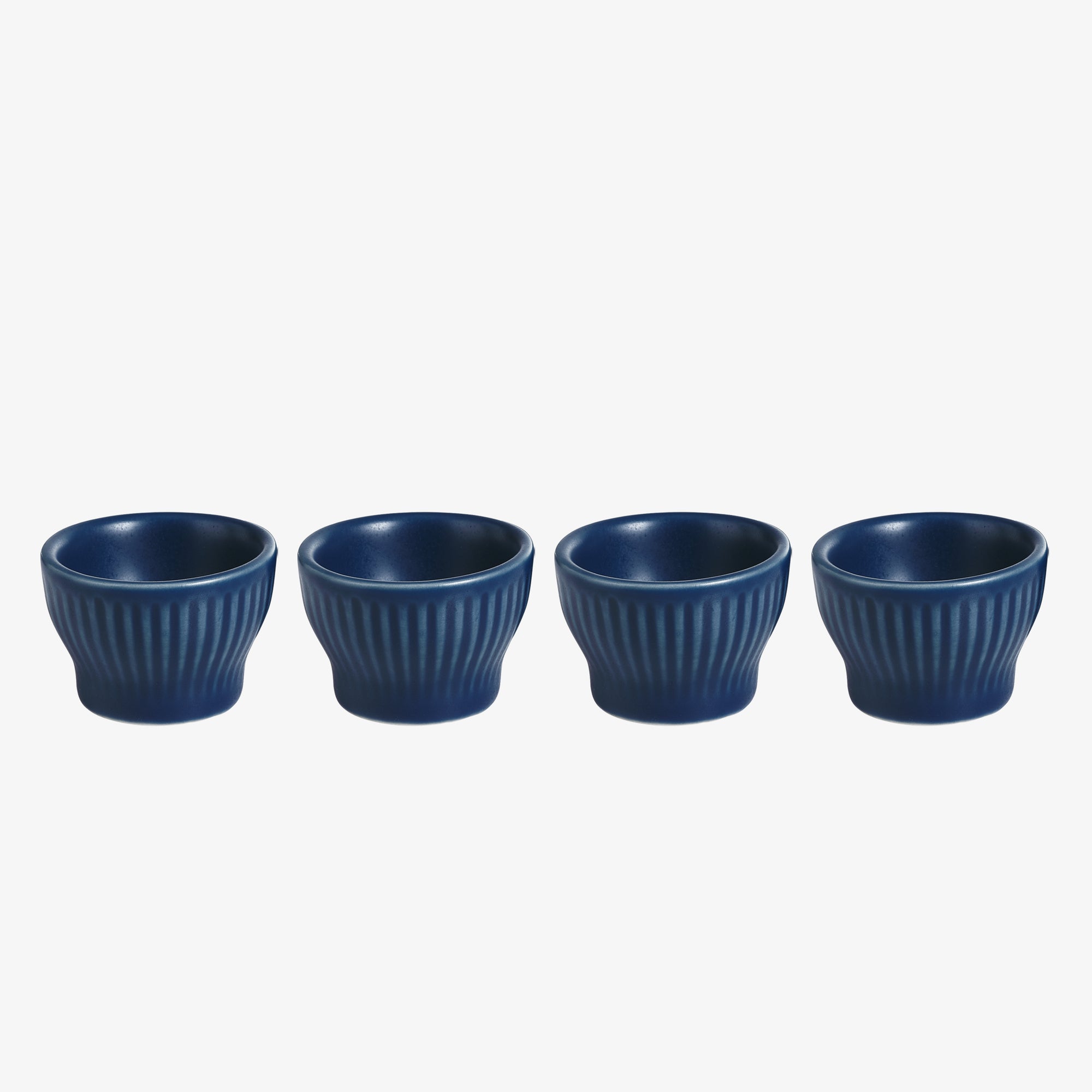 Groovy egg cup 4 pcs. | Blue
