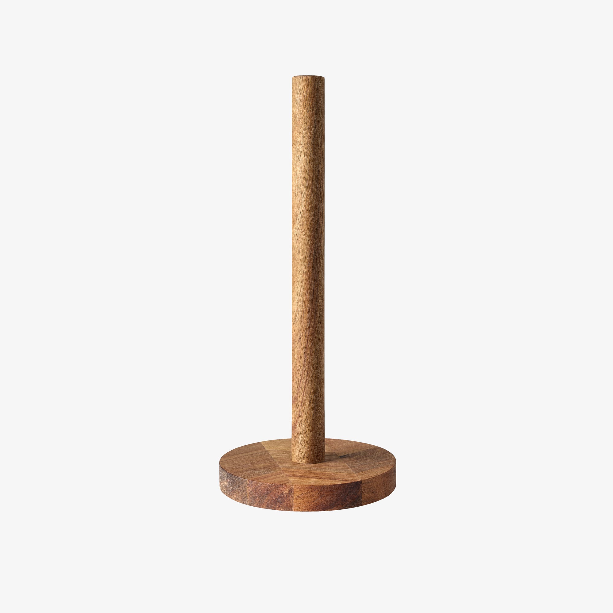 Acacia paper towel holder | Natural
